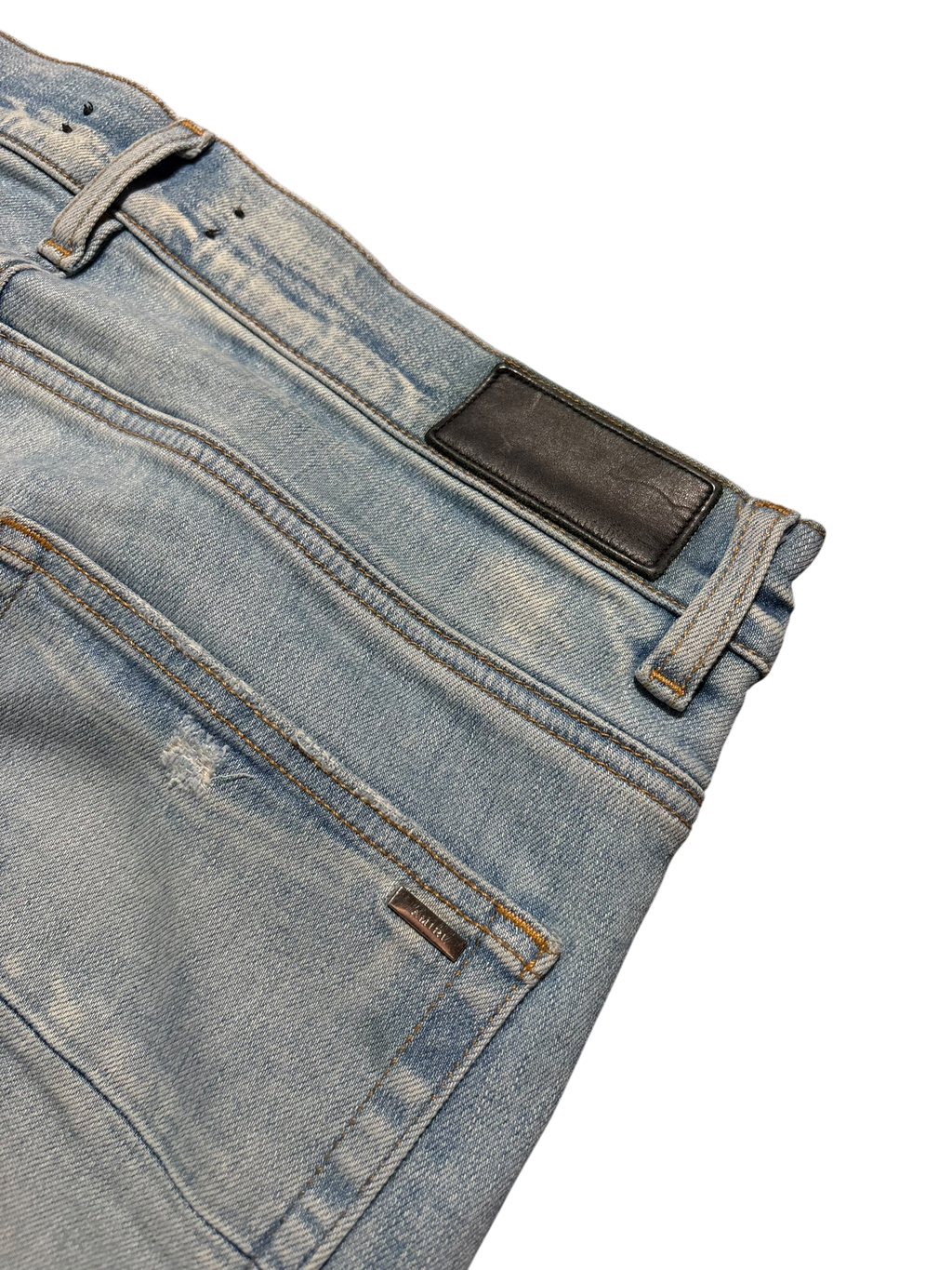 Amiri Scroll Side Patch Logo - Size 34