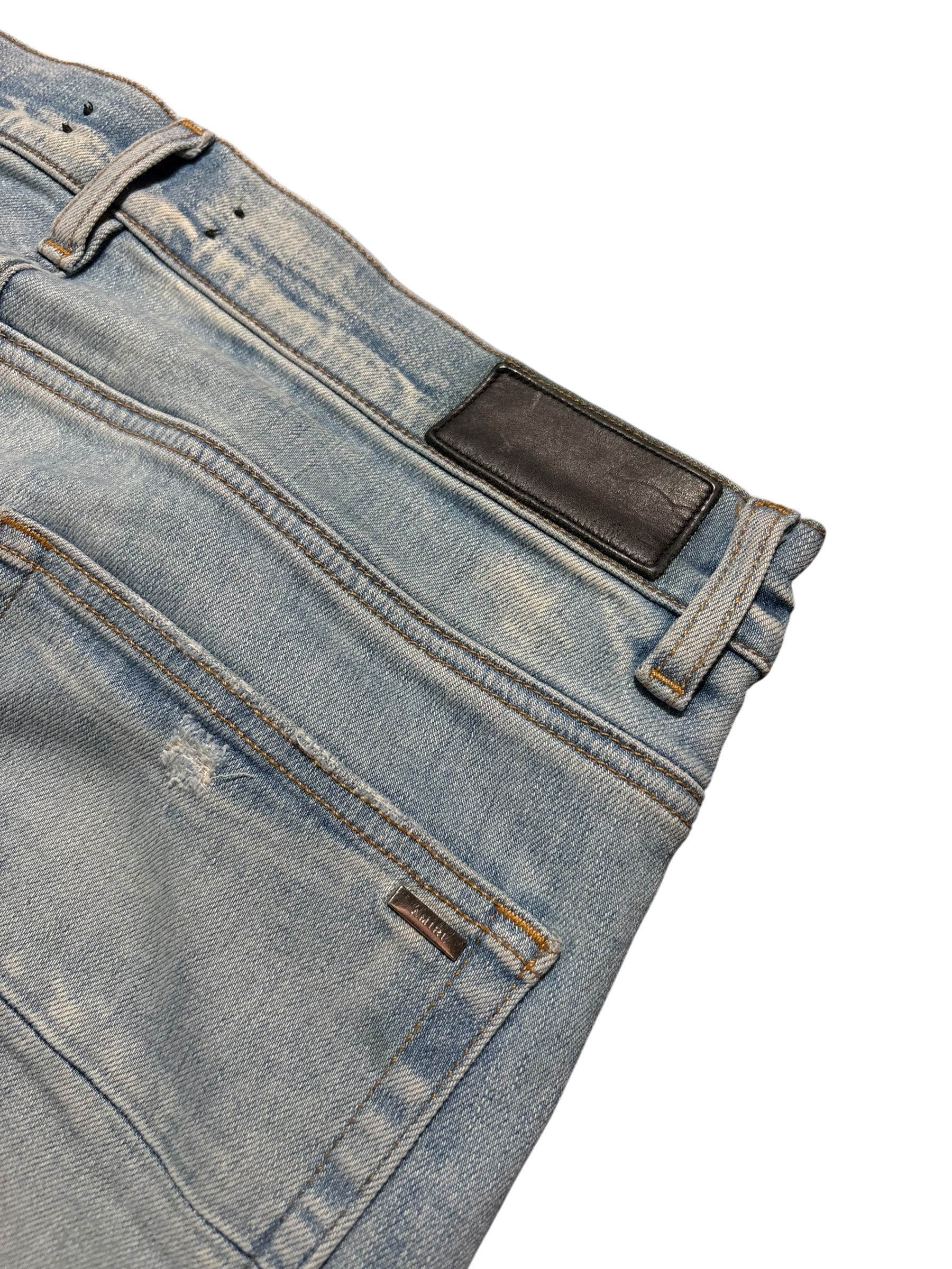 Amiri Scroll Side Patch Logo - Size 34