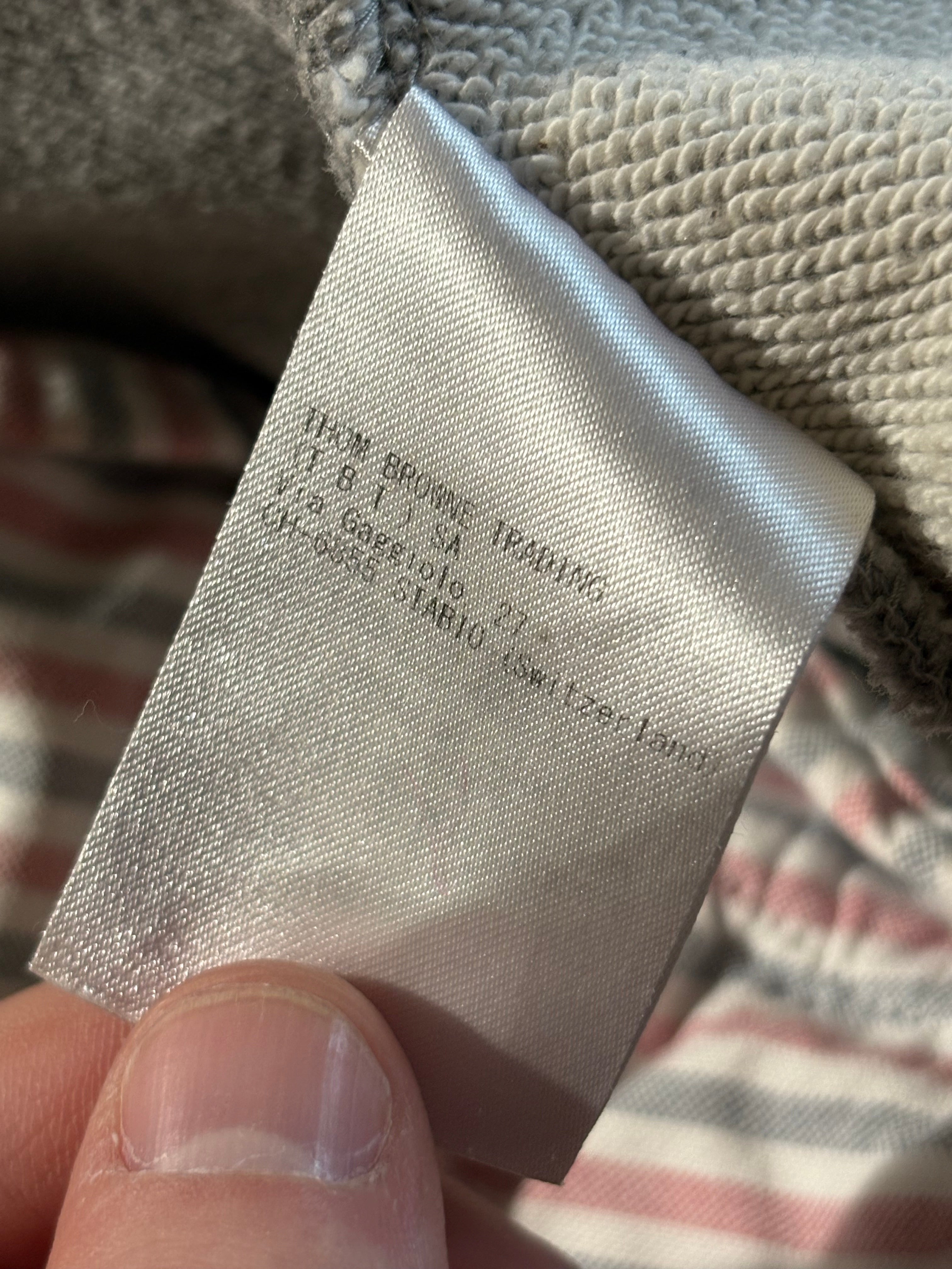 Thom Browne Gray Sweatsuit