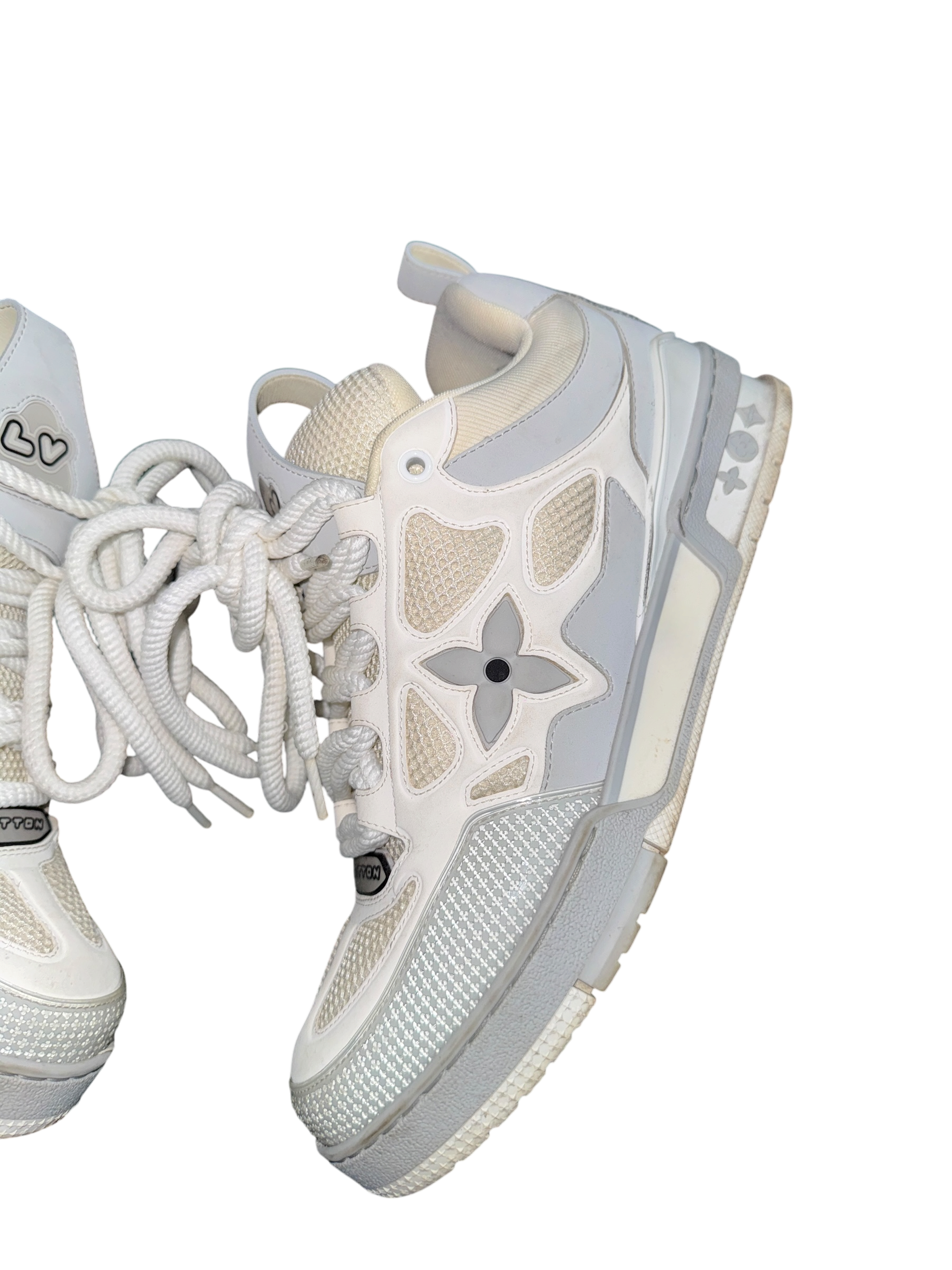 Louis Vuitton Grey White Skate Sneaker - Size 8LV (9.5US)