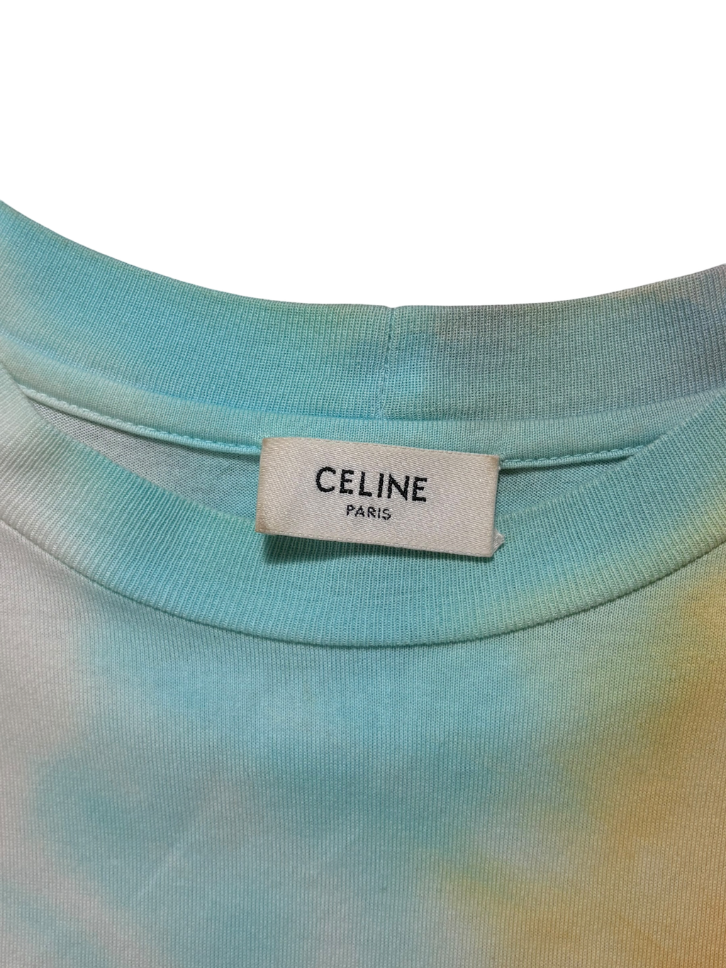 Celine Studded Tie Dye T-Shirt