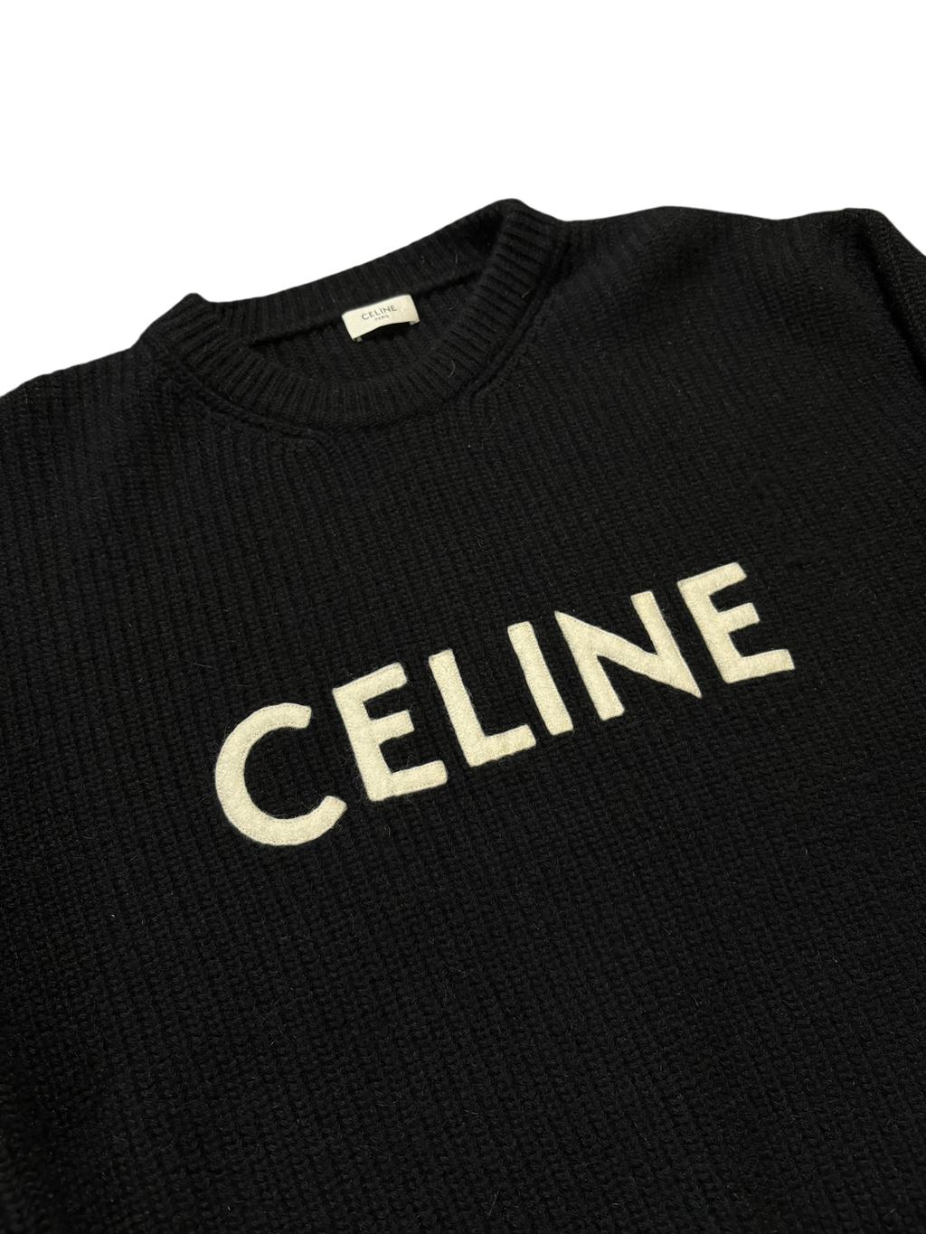 Celine Ribbed Crewneck