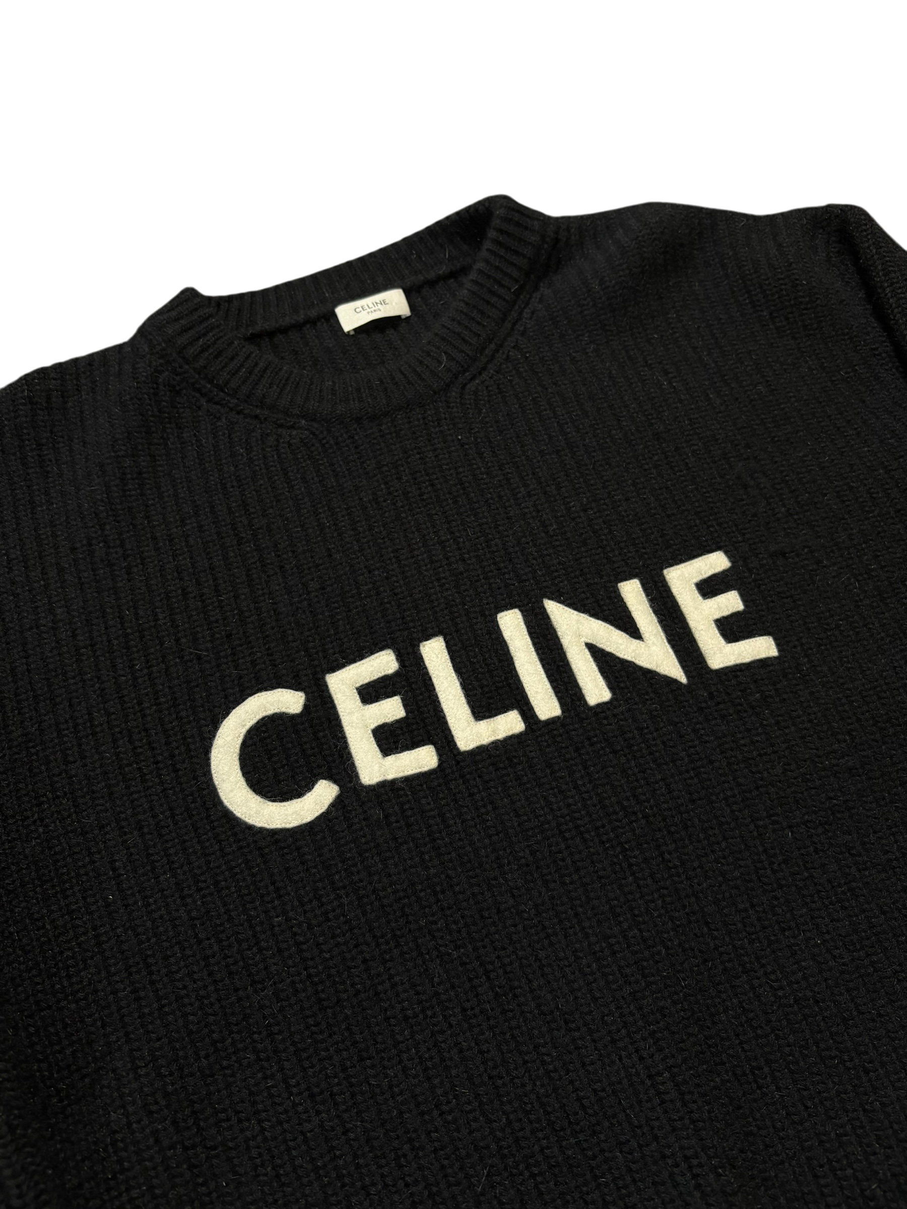 Celine Ribbed Crewneck