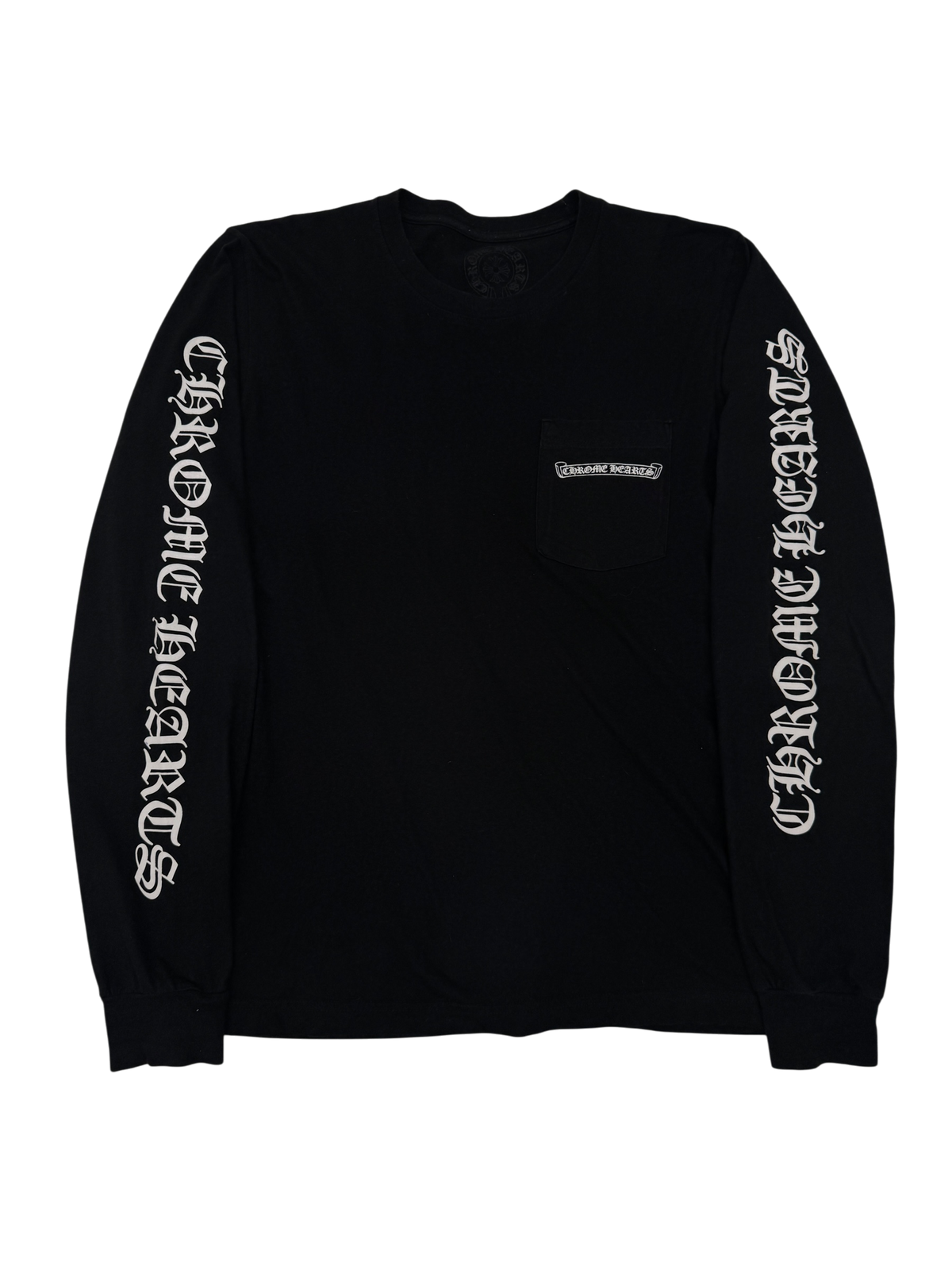 Chrome Hearts Scroll Long Sleeve T-Shirt - Size M
