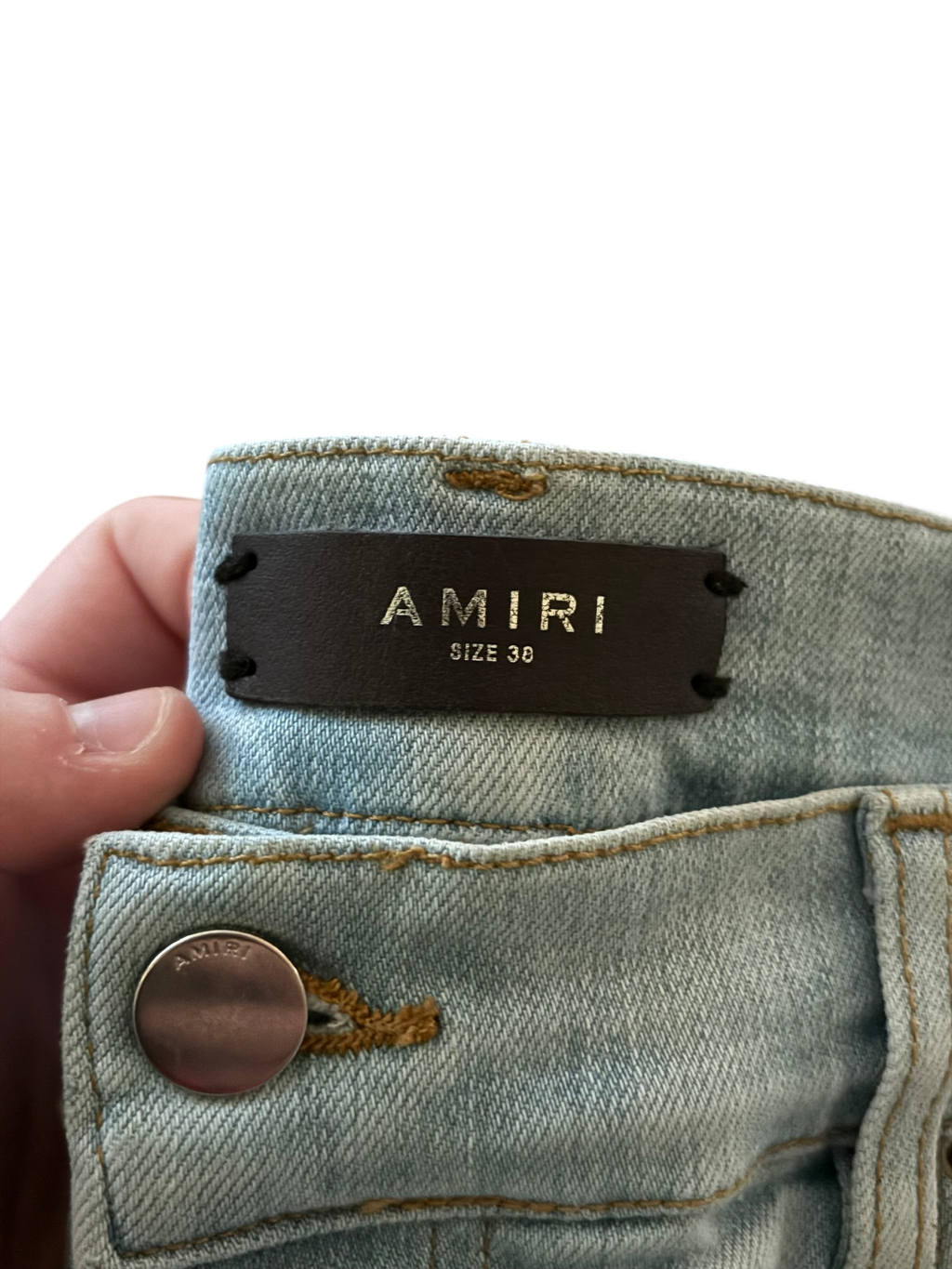 AMIRI MX1 Light Wash Floral