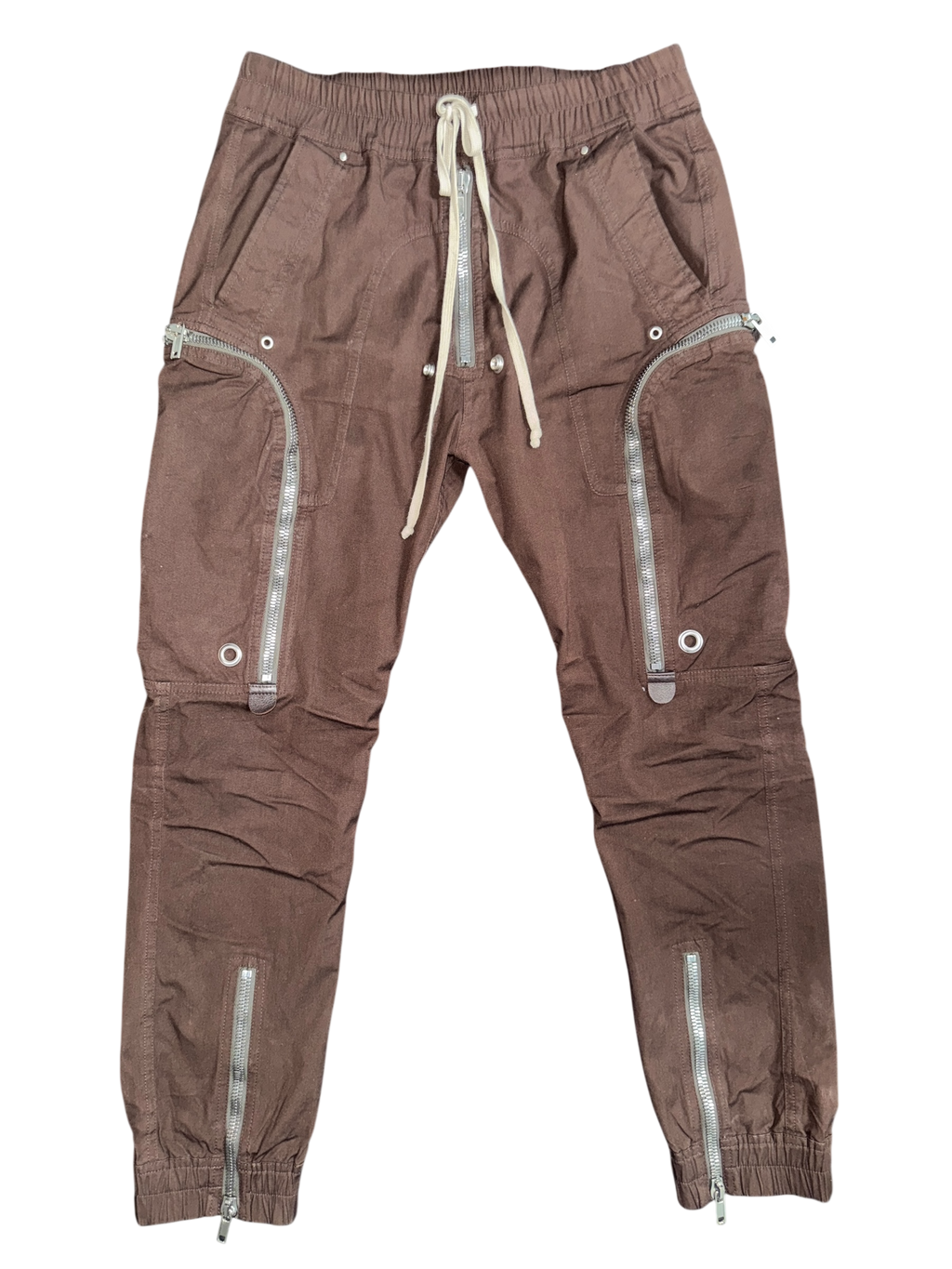 Rick Owens Bauhas Cargo Pants Brown - Extra Small