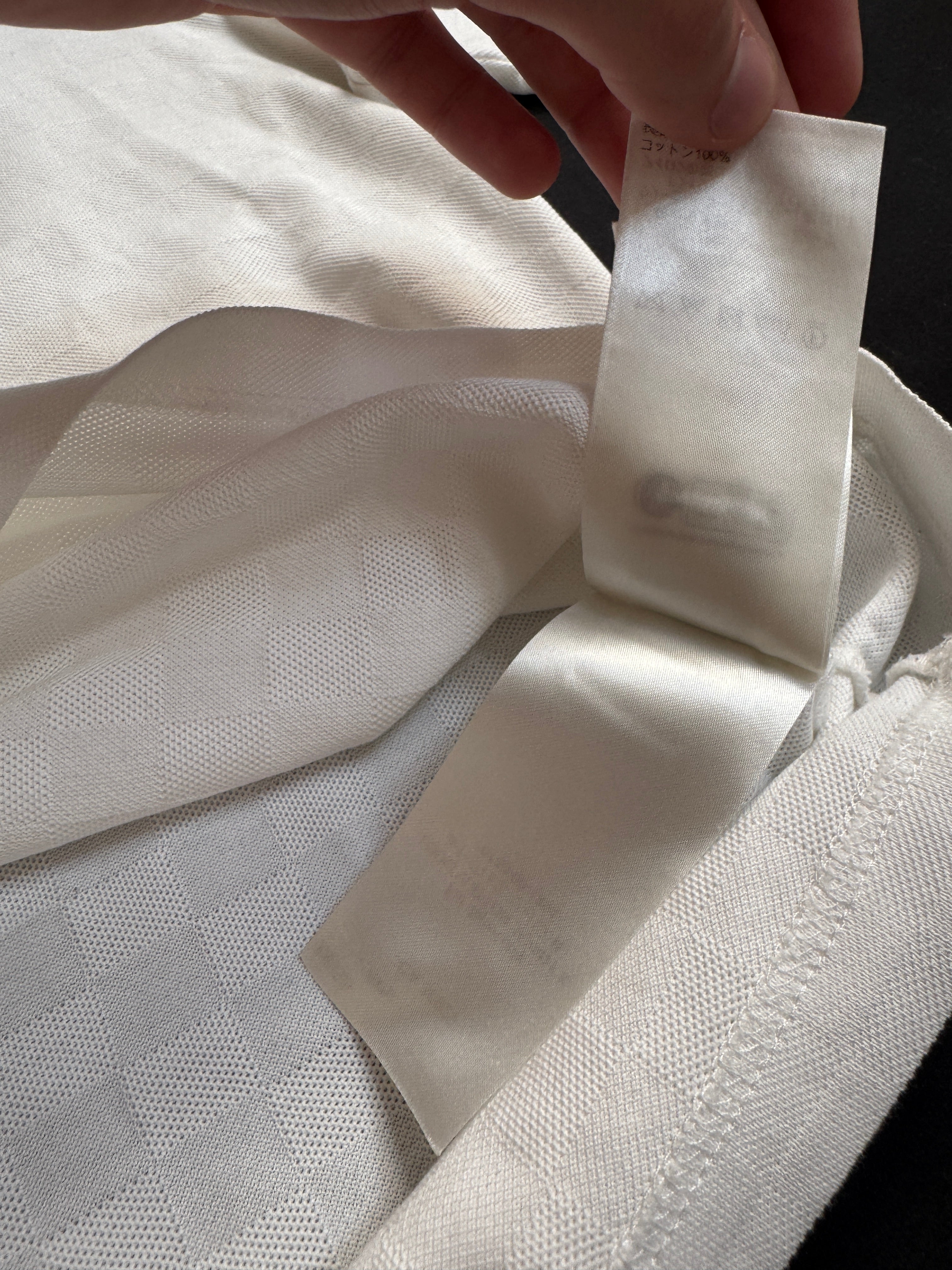 Louis Vuitton White Damier Tee