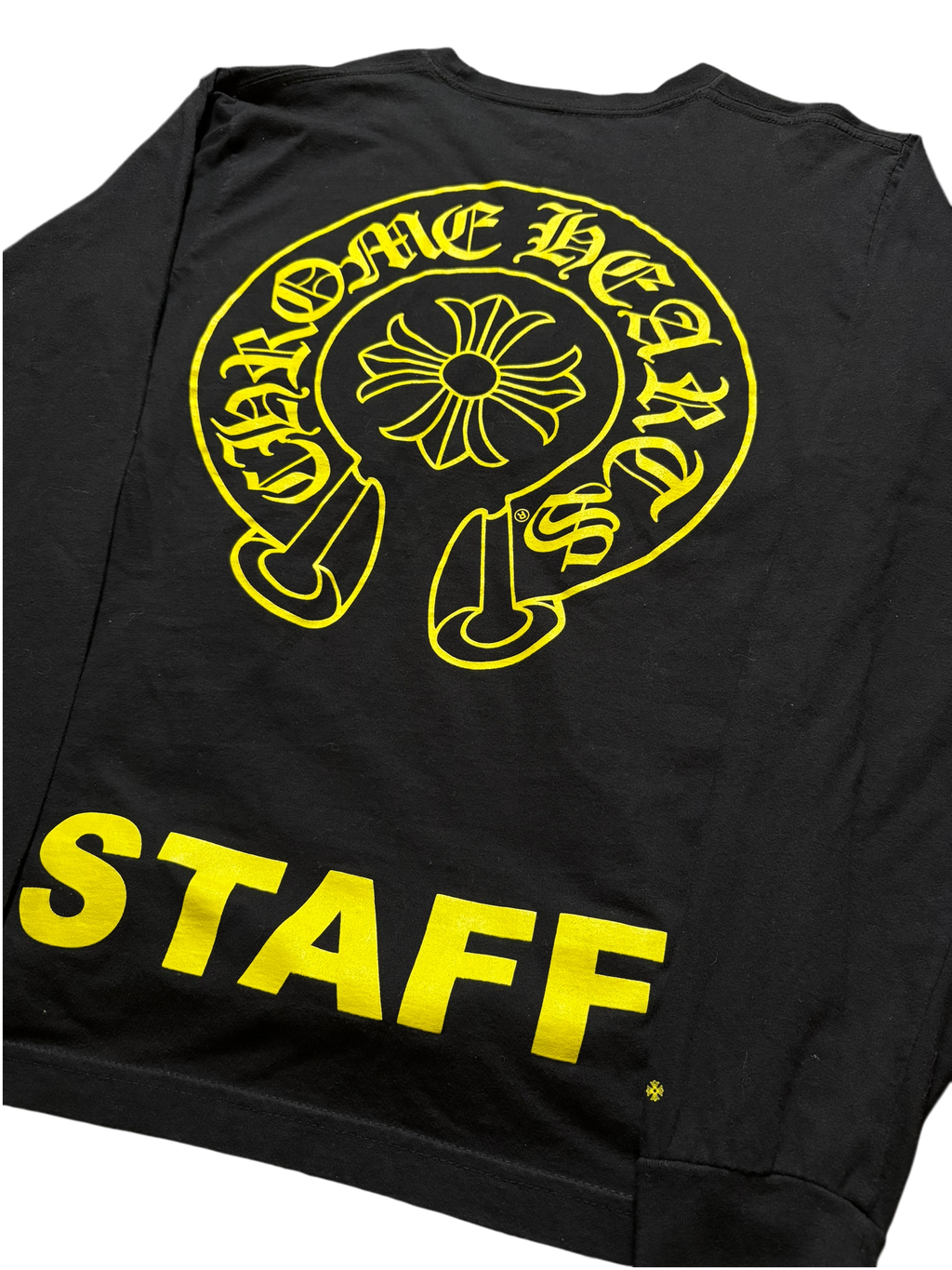 Chrome Hearts Staff Long Sleeve Black Neon Green