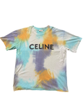 Celine Studded Tie Dye T-Shirt