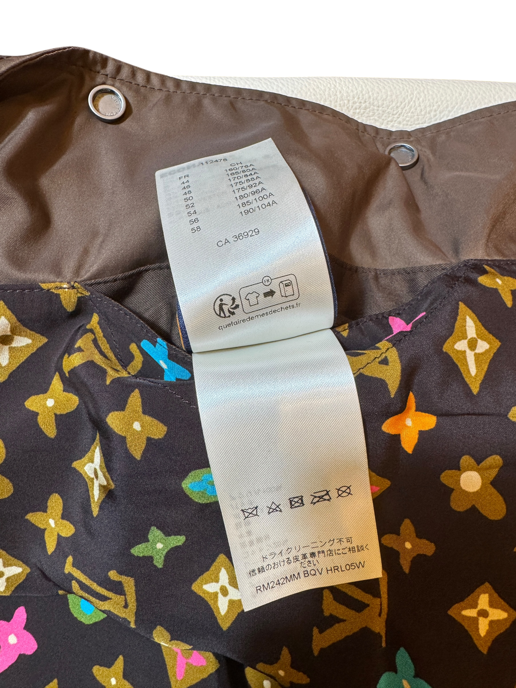 Louis Vuitton by Tyler, the Creator Embroidered Varsity Jacket - Size 52