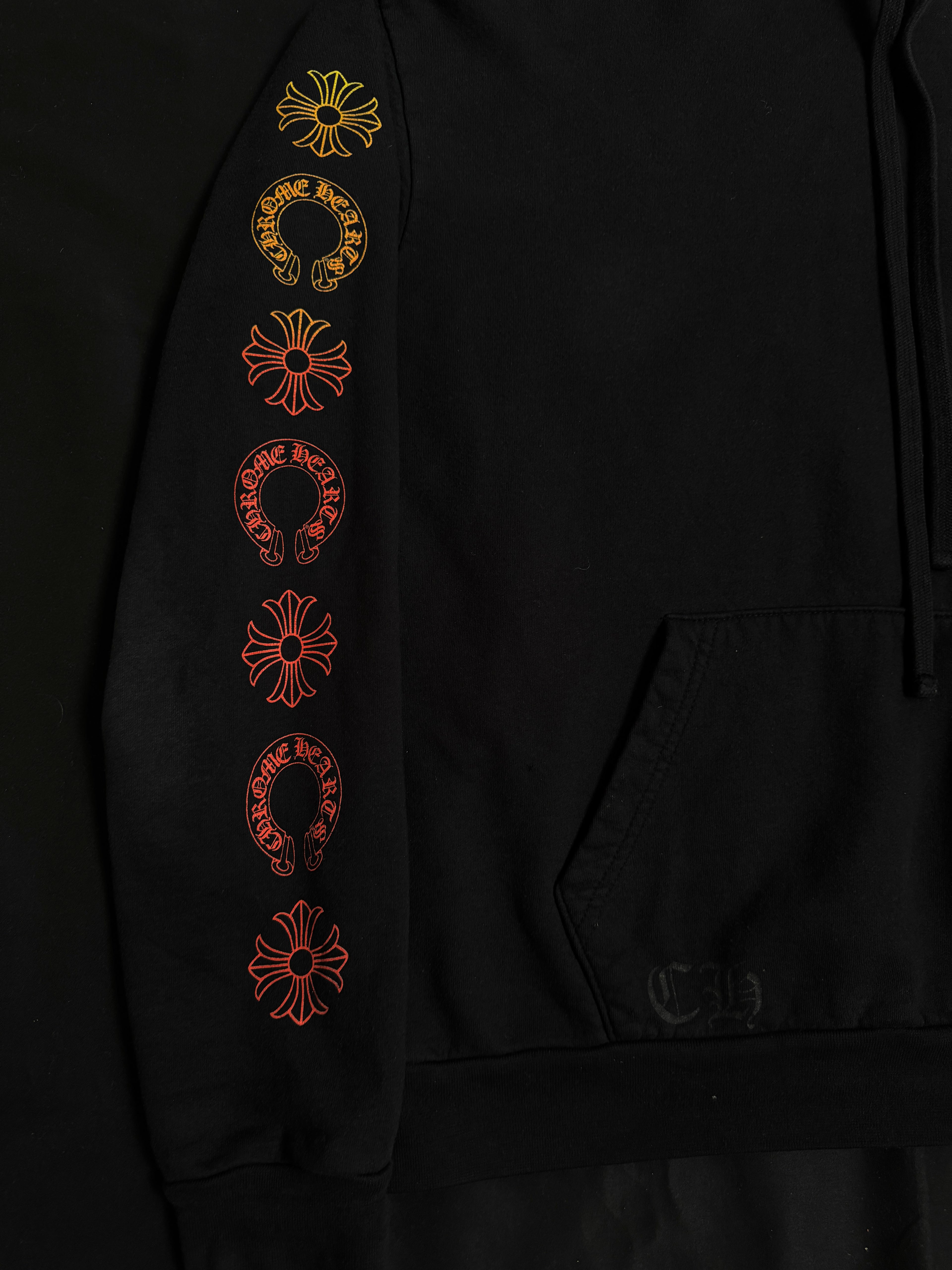 Chrome Hearts Gradient T-bar Hoodie Black