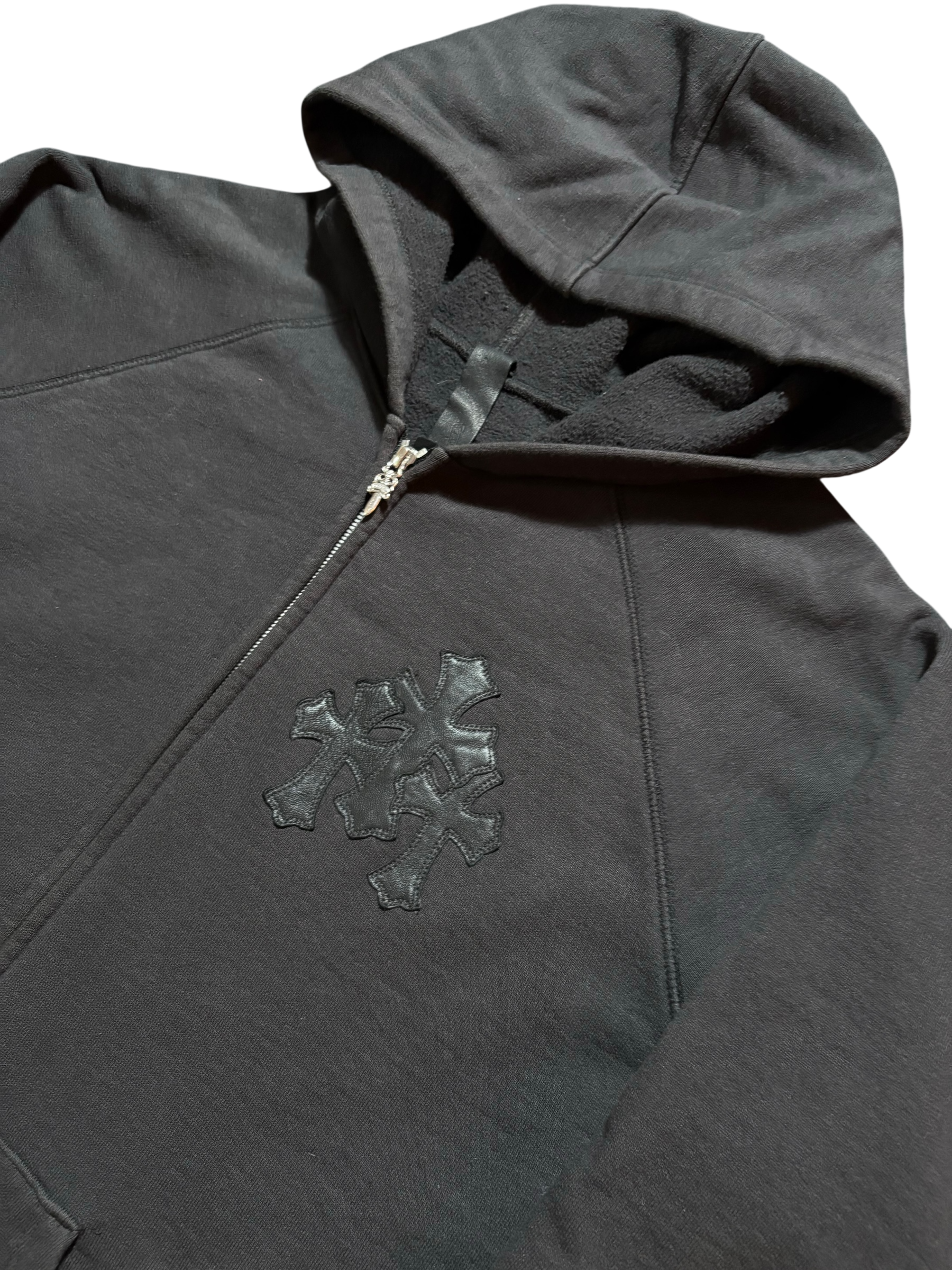 Chrome Hearts Paper Jam Zip Up Hoodie - Size XL