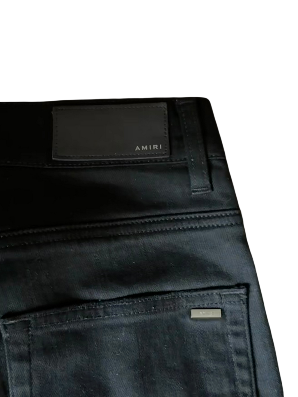 Amiri MX1 Black Black Patch Jeans