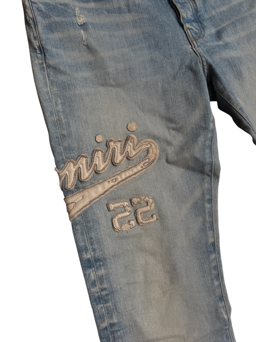 Amiri LightWash Jeans Old English