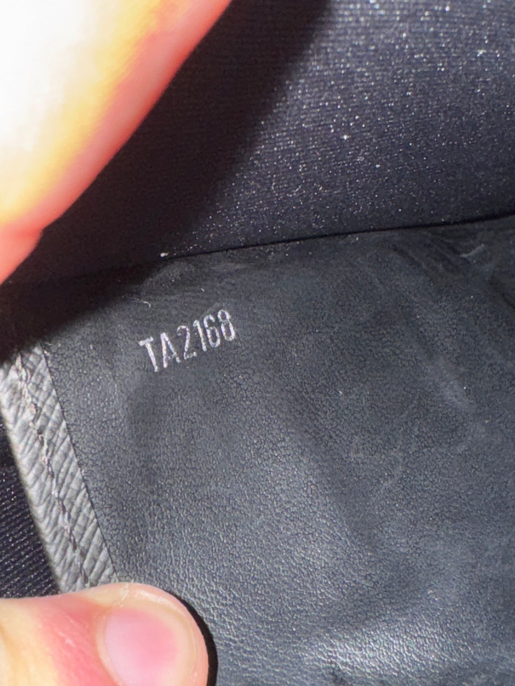 Louis Vuitton Taiga Pochette Epi Leather Black