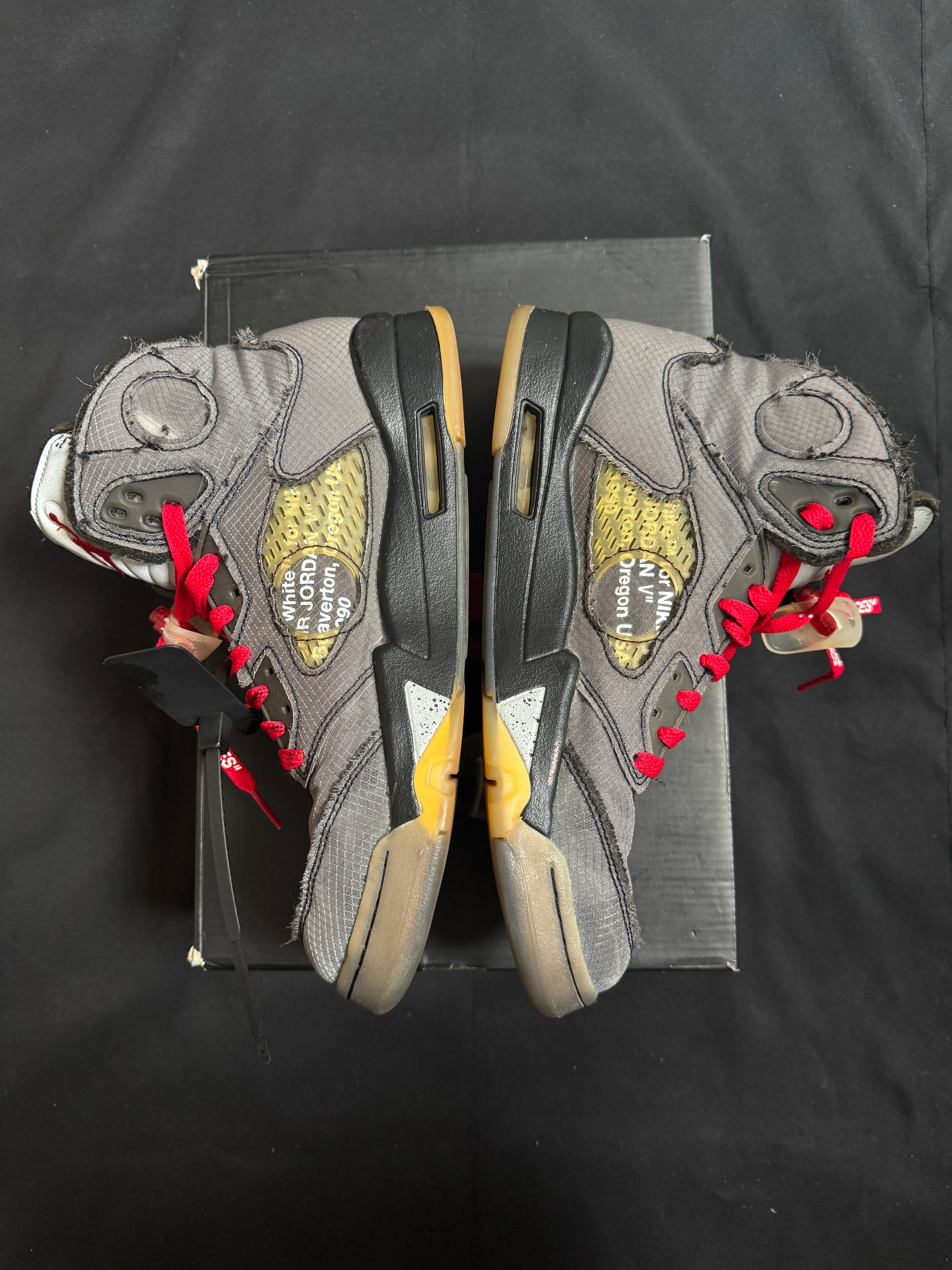 Air Jordan Off White 5 Black