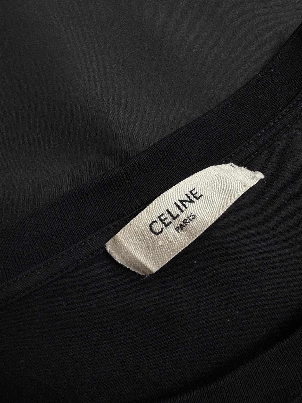Celine Logo T-Shirt Black - Size M