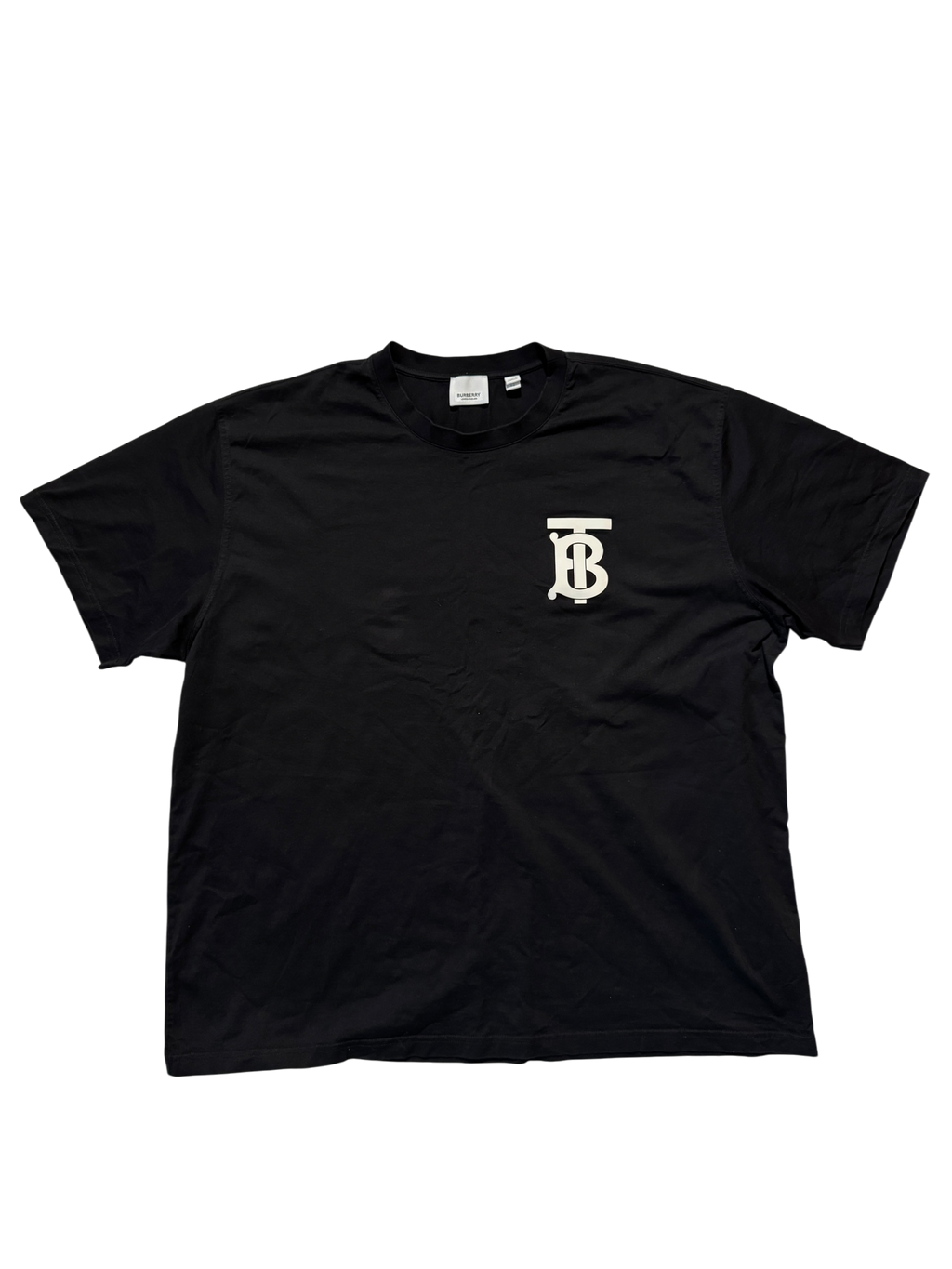 Burberry TB Logo Black T-Shirt - Size XL