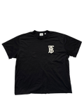 Burberry TB Logo Black T-Shirt - Size XL