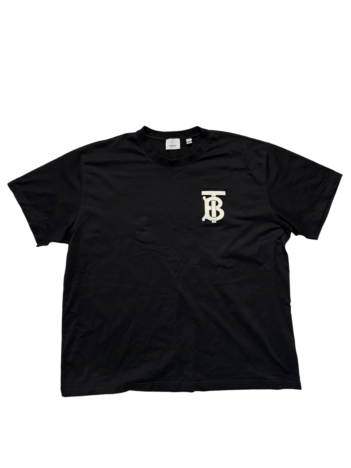 Burberry TB Logo Black T-Shirt - Size XL