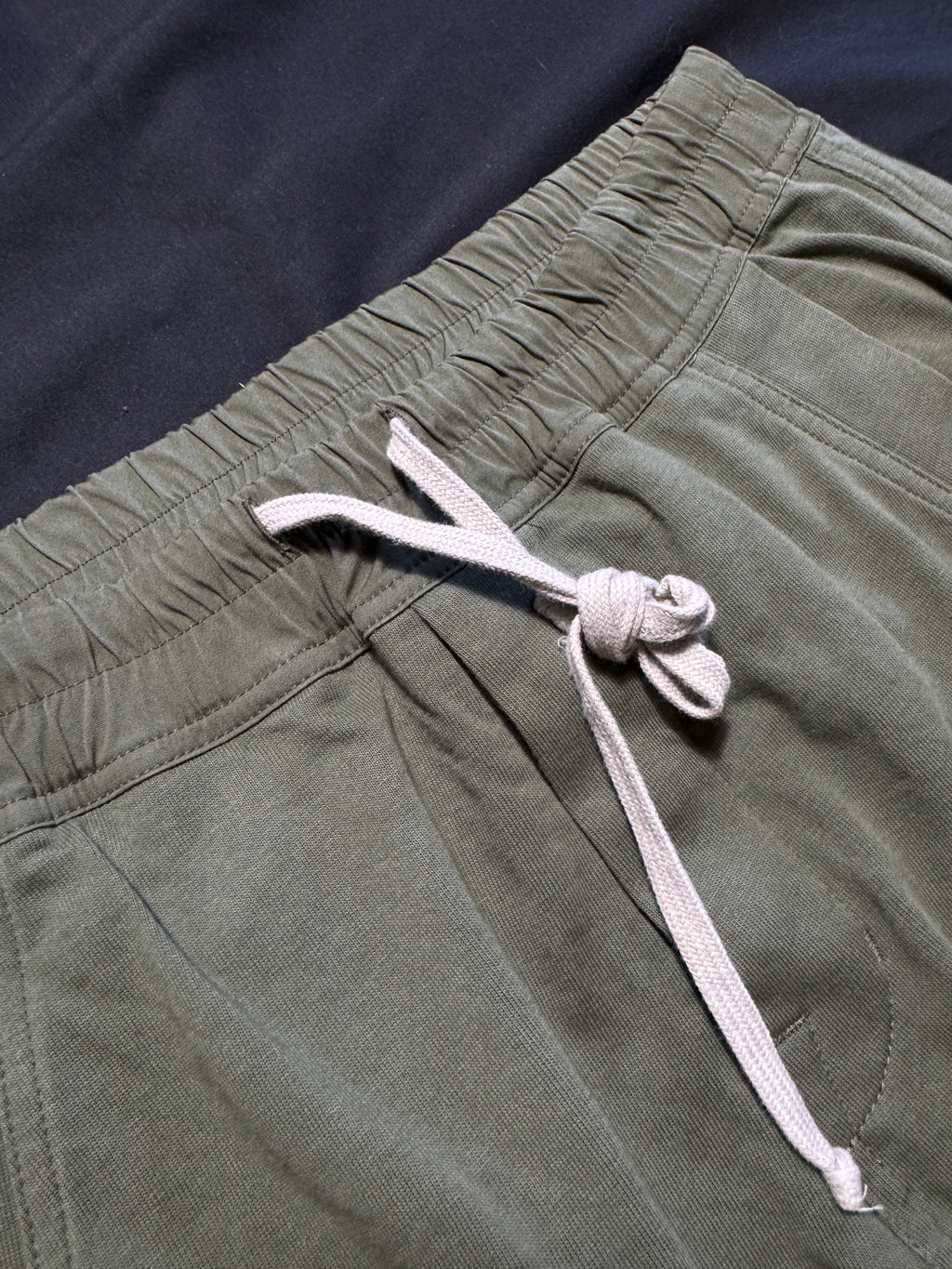 Rick Owens GETHSEMANE GREEN MASTADON CARGO SWEATPANTS