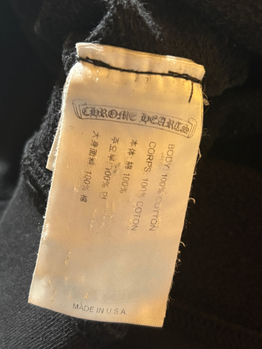 Chrome Hearts Matty Boy Stay Fast Hoodie