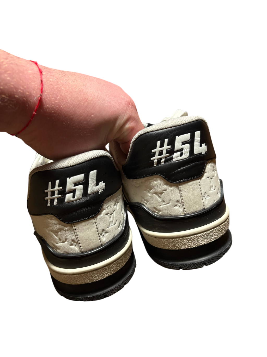 Louis Vuitton Black Monogram Trainers 9LV