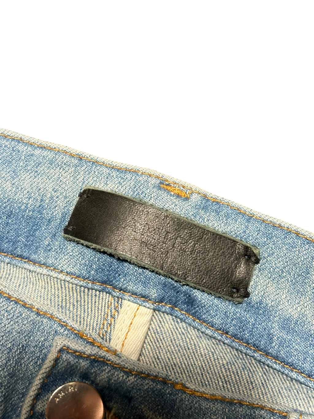 Amiri MX1 LightWash Pink Patch Jeans