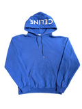 Celine Blue Classic Hoodie Logo - Size M