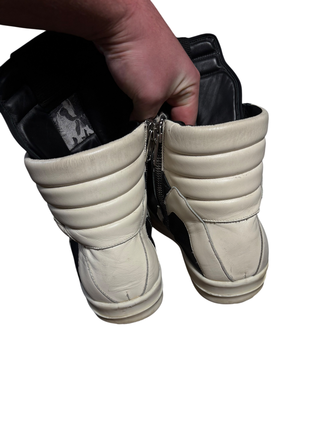 Rick Owens Geobasket Sneakers - Size 13