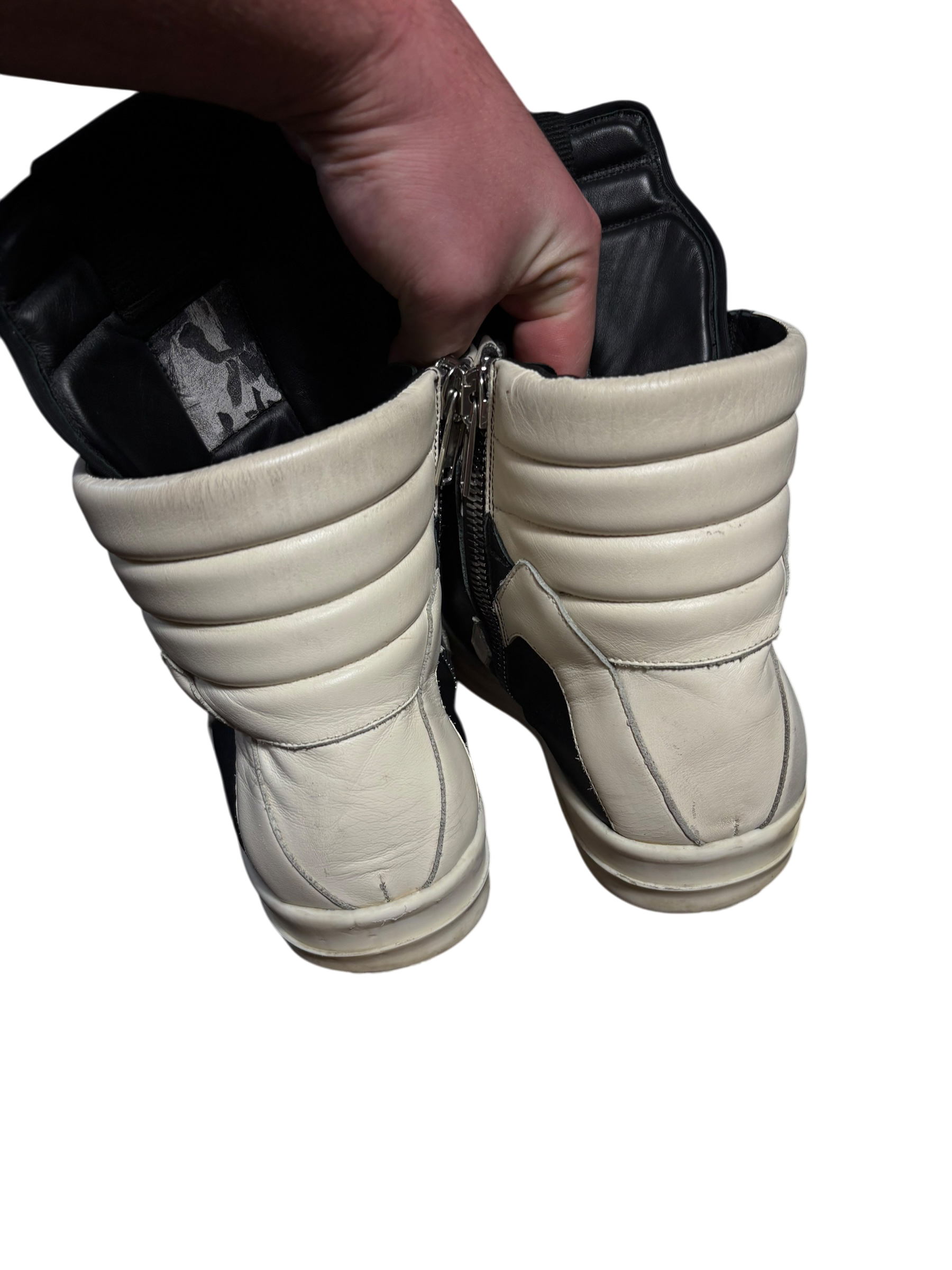 Rick Owens Geobasket Sneakers - Size 13