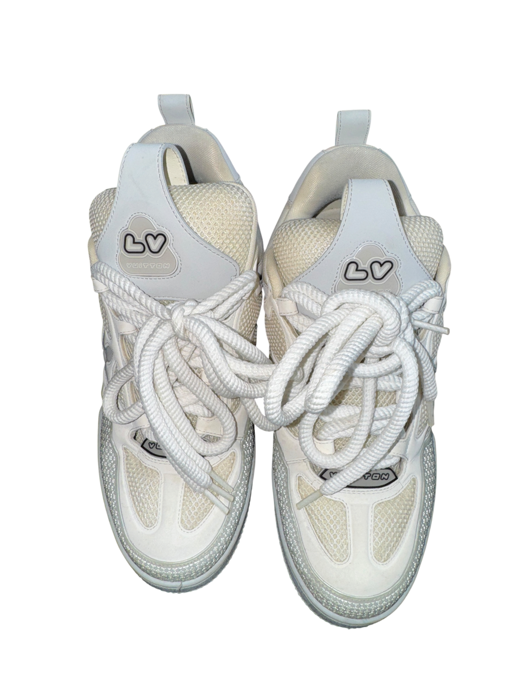 Louis Vuitton Grey White Skate Sneaker - Size 8LV (9.5US)