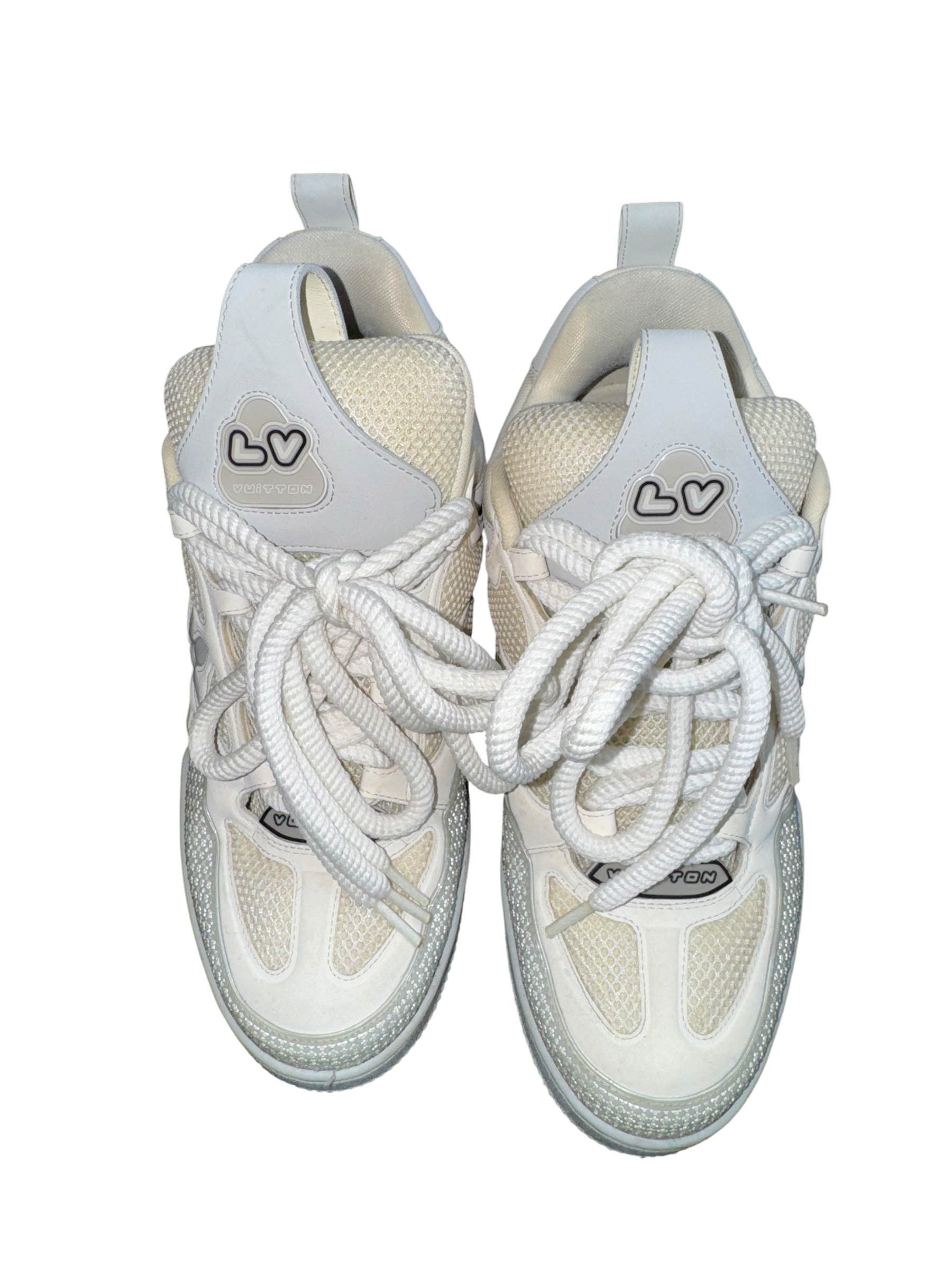 Louis Vuitton Grey White Skate Sneaker - Size 8LV (9.5US)