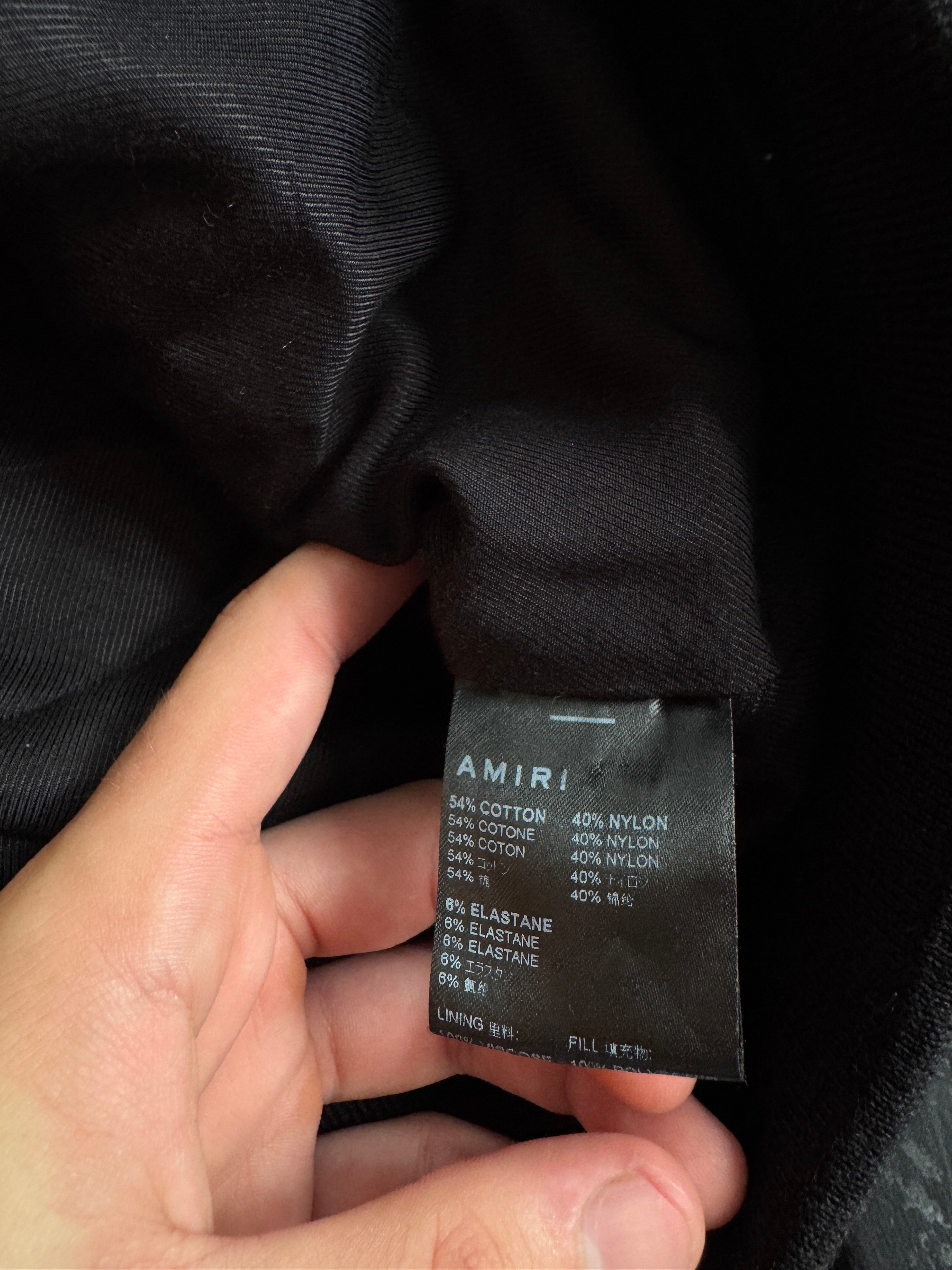 Amiri Nylon Striped Bomber Jacket