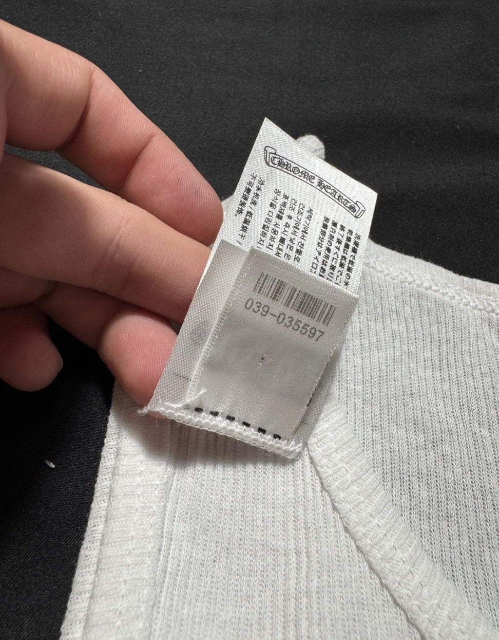 Chrome Hearts Scroll Tank Top