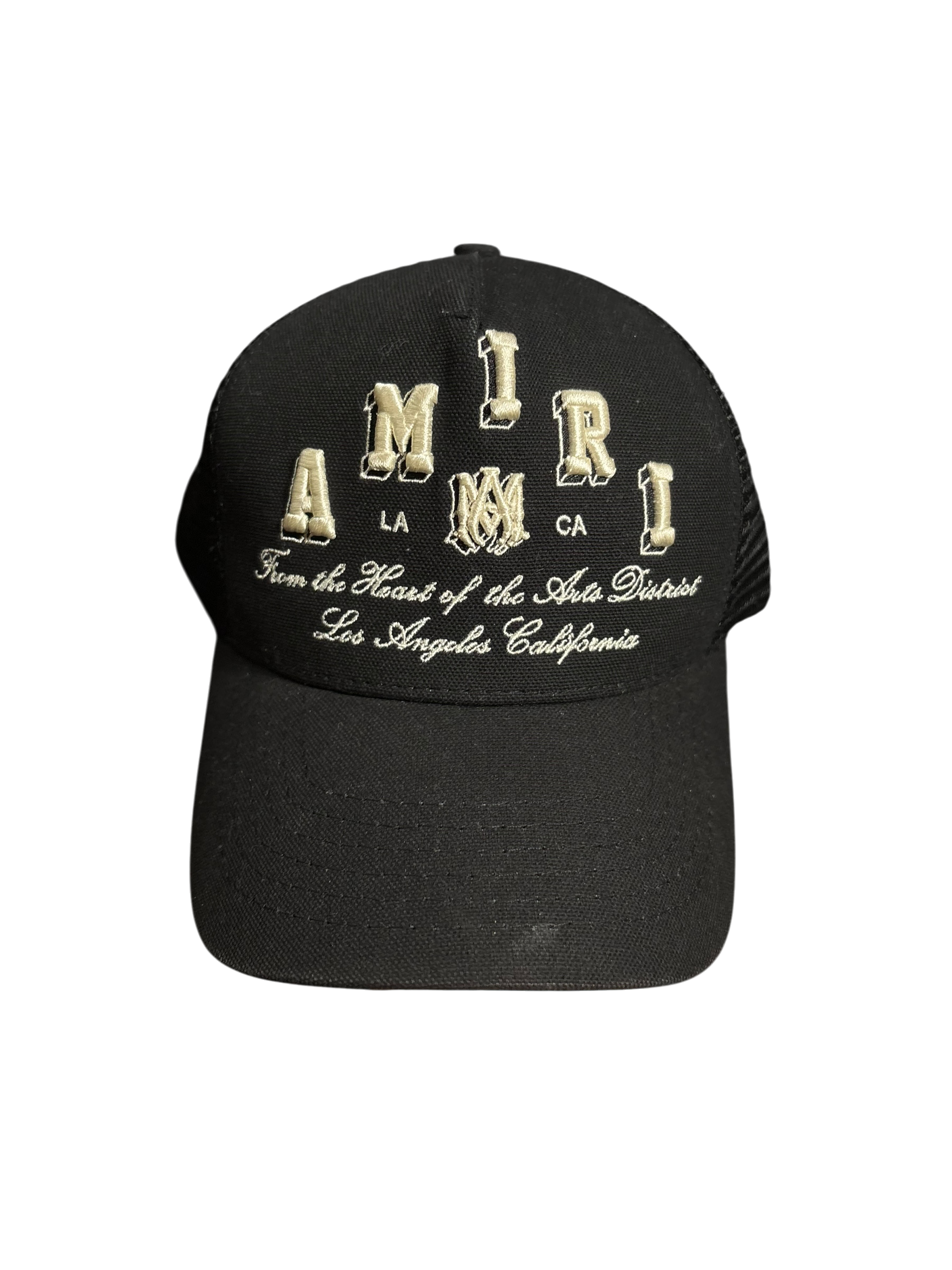 Amiri Varsity Logo Trucker Hat