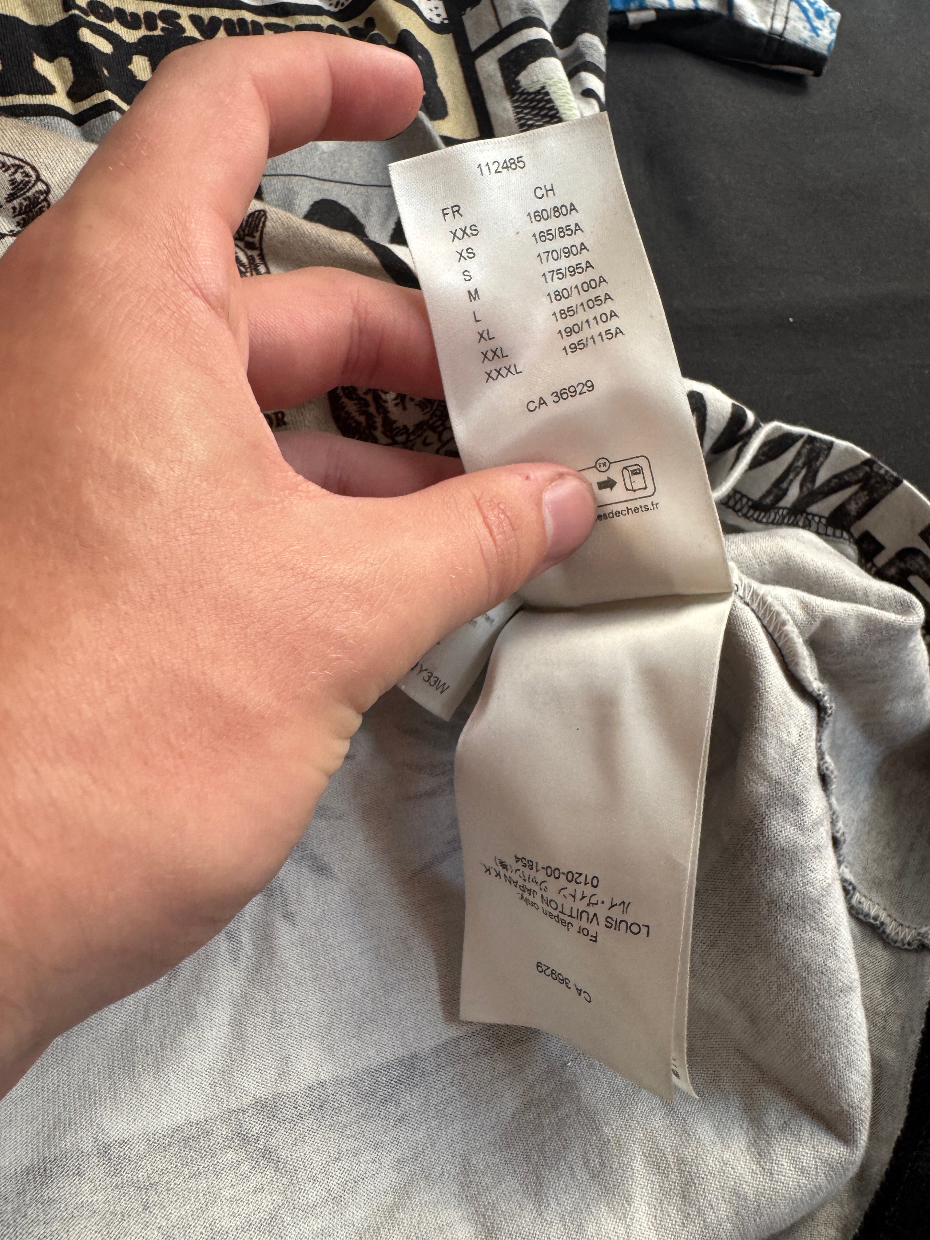 Louis Vuitton Printed Color T-Shirt