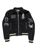 Amiri Corduroy Brothers Varsity Jacket Black