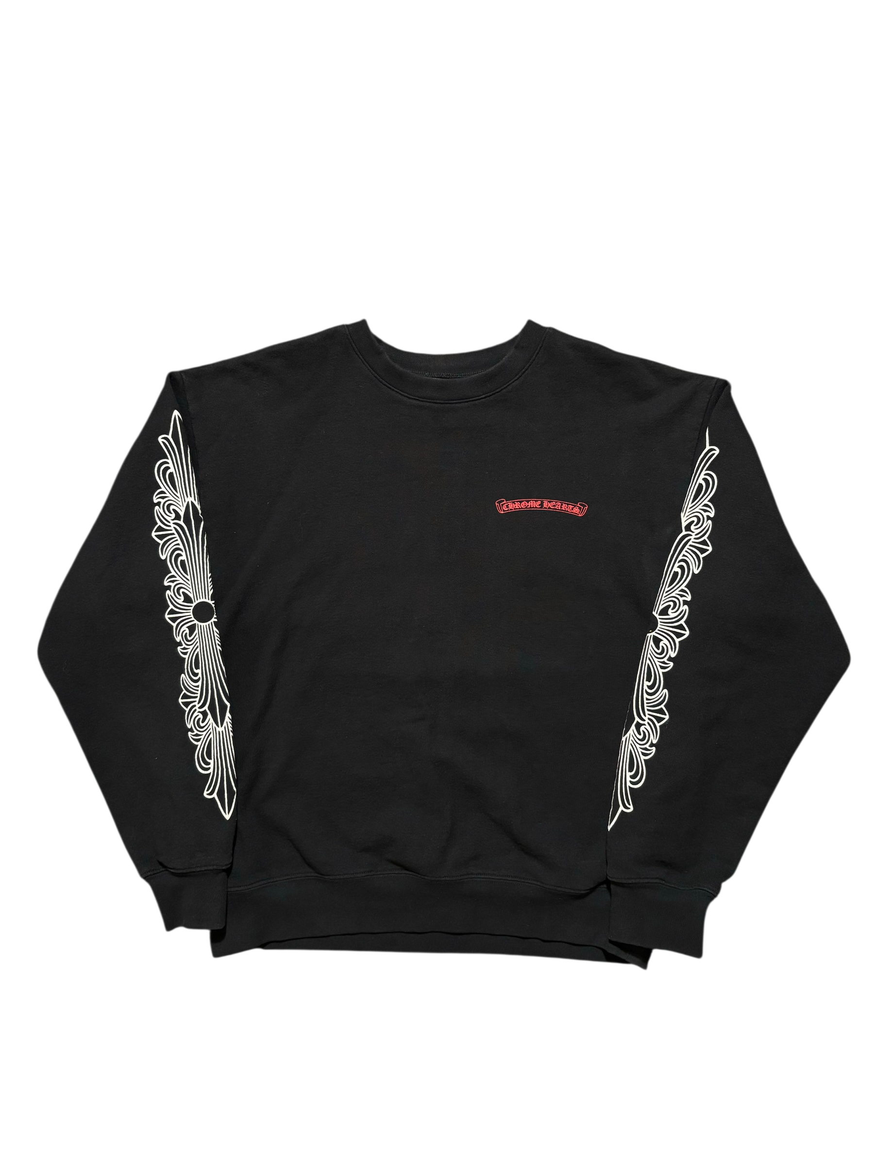 Chrome Hearts Chomper Crewneck - Size Large