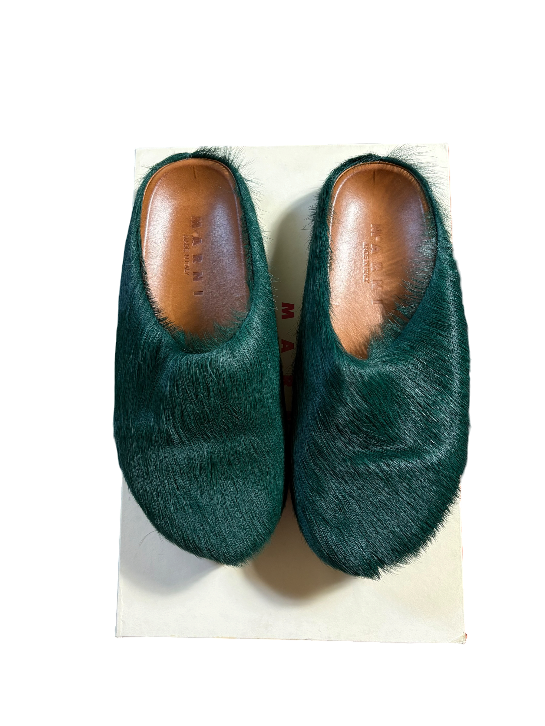 Marni Fussbett Sabot mules Dark Green - Size 40 (7)