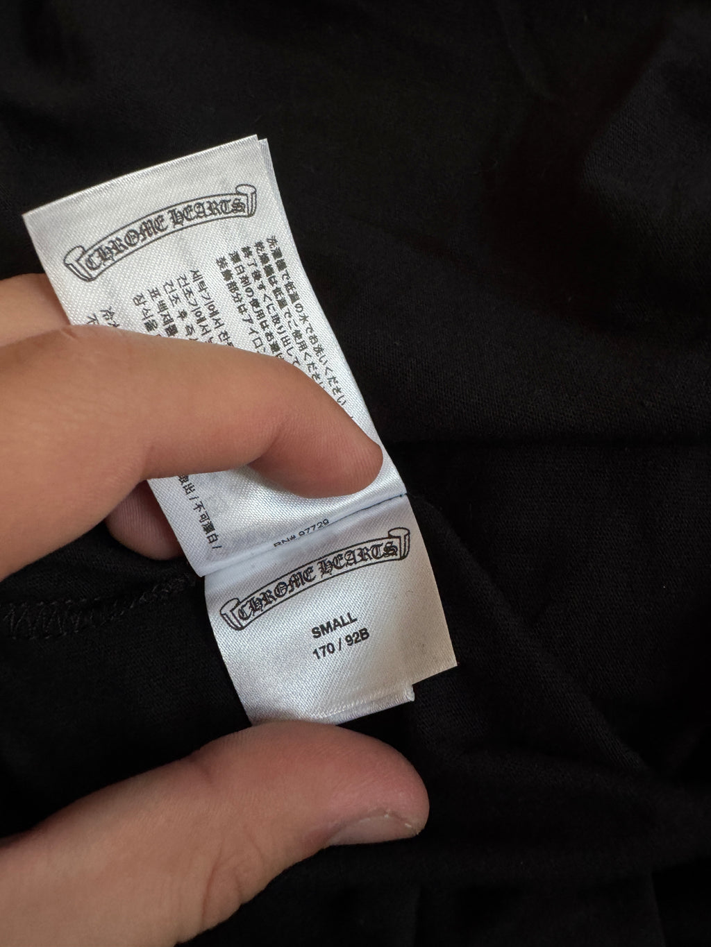 Chrome Hearts Neck Logo Pink/Black Longsleeve Shirt