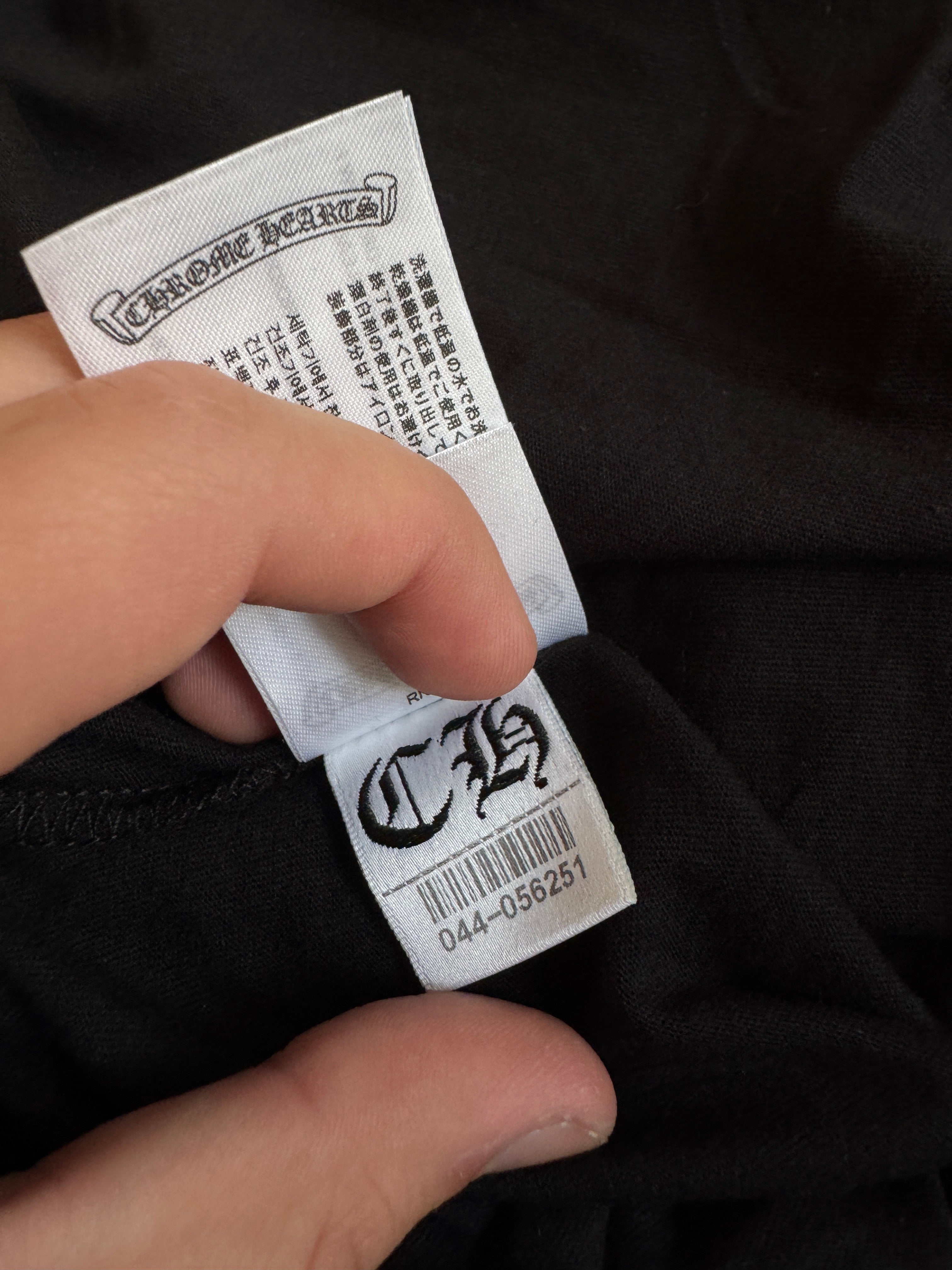 Chrome Hearts Neck Logo Pink/Black Longsleeve Shirt