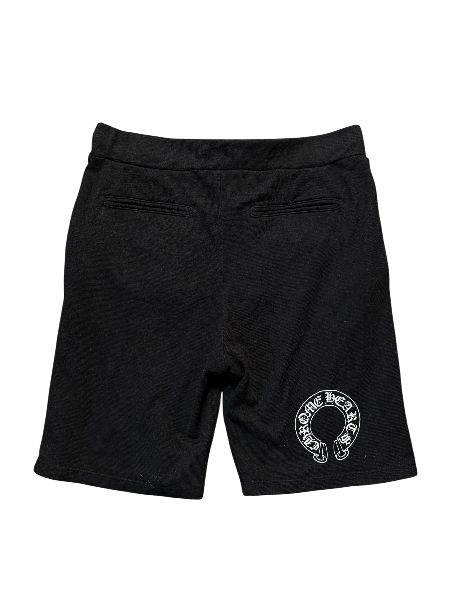 Chrome Hearts T-Bar Horseshoe Logo Shorts - Size M