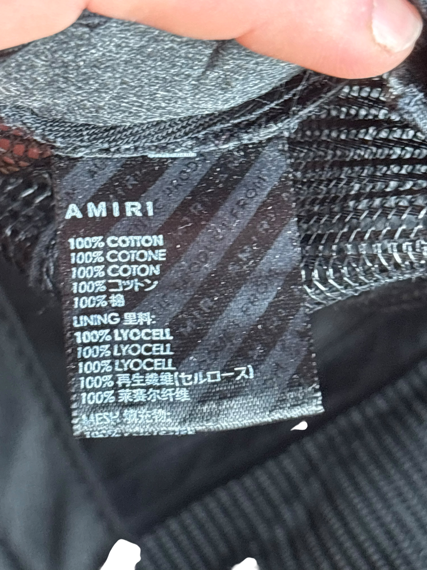 Amiri Varsity Logo Trucker Hat