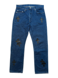 Chrome Hearts Levi’s Dark Wash Denim