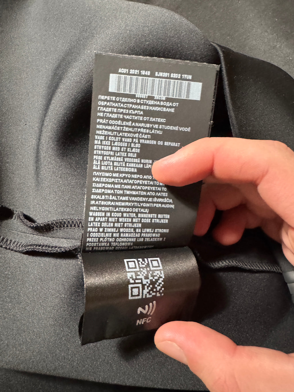 Prada Tech Black Crewneck