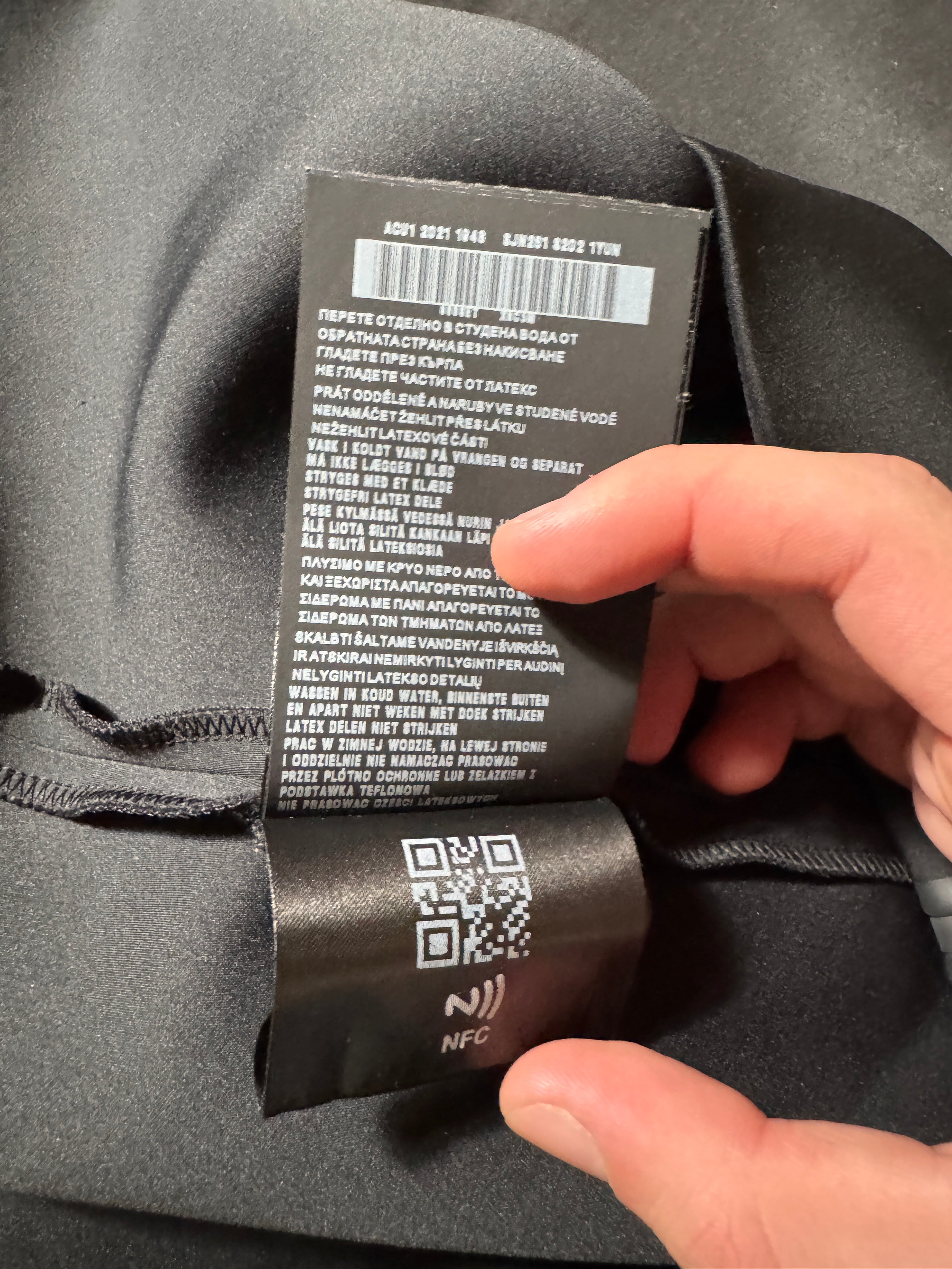 Prada Tech Black Crewneck