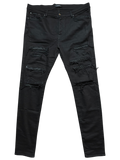 Amiri MX1 Black Patch Jeans - Size 40