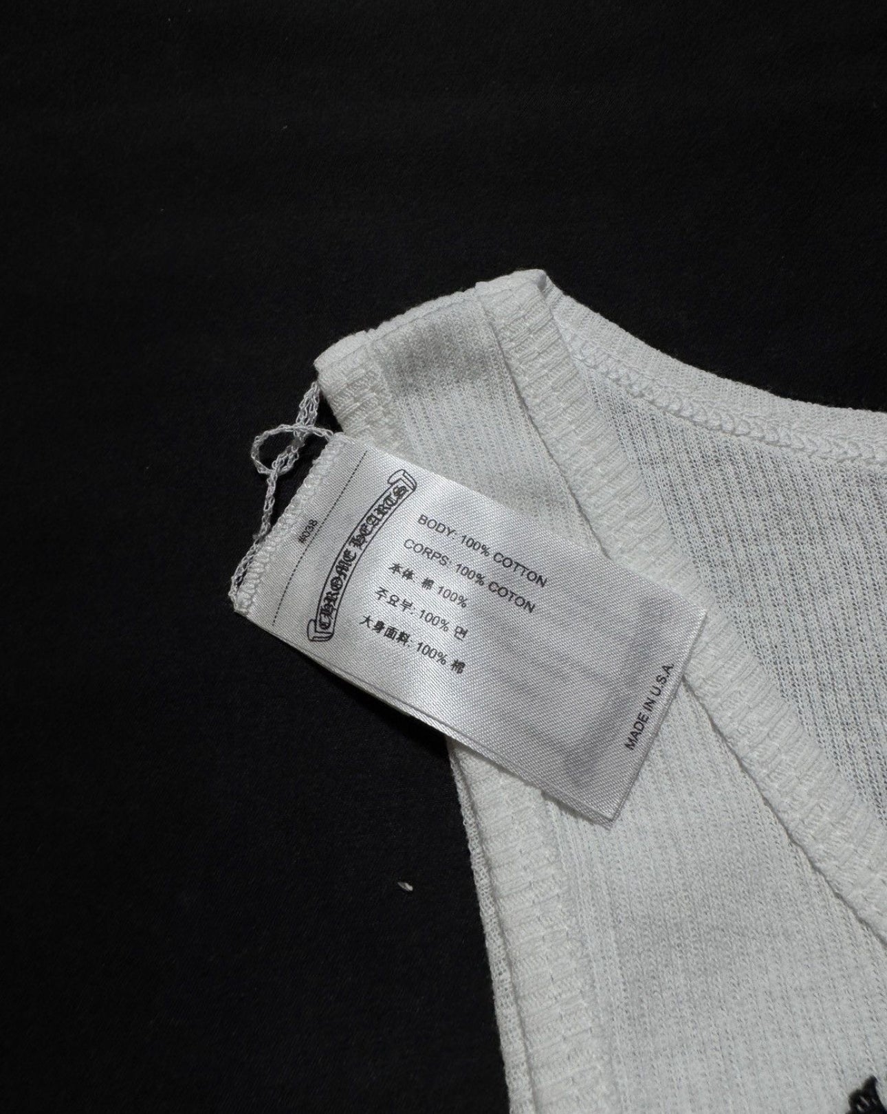 Chrome Hearts Scroll Tank Top