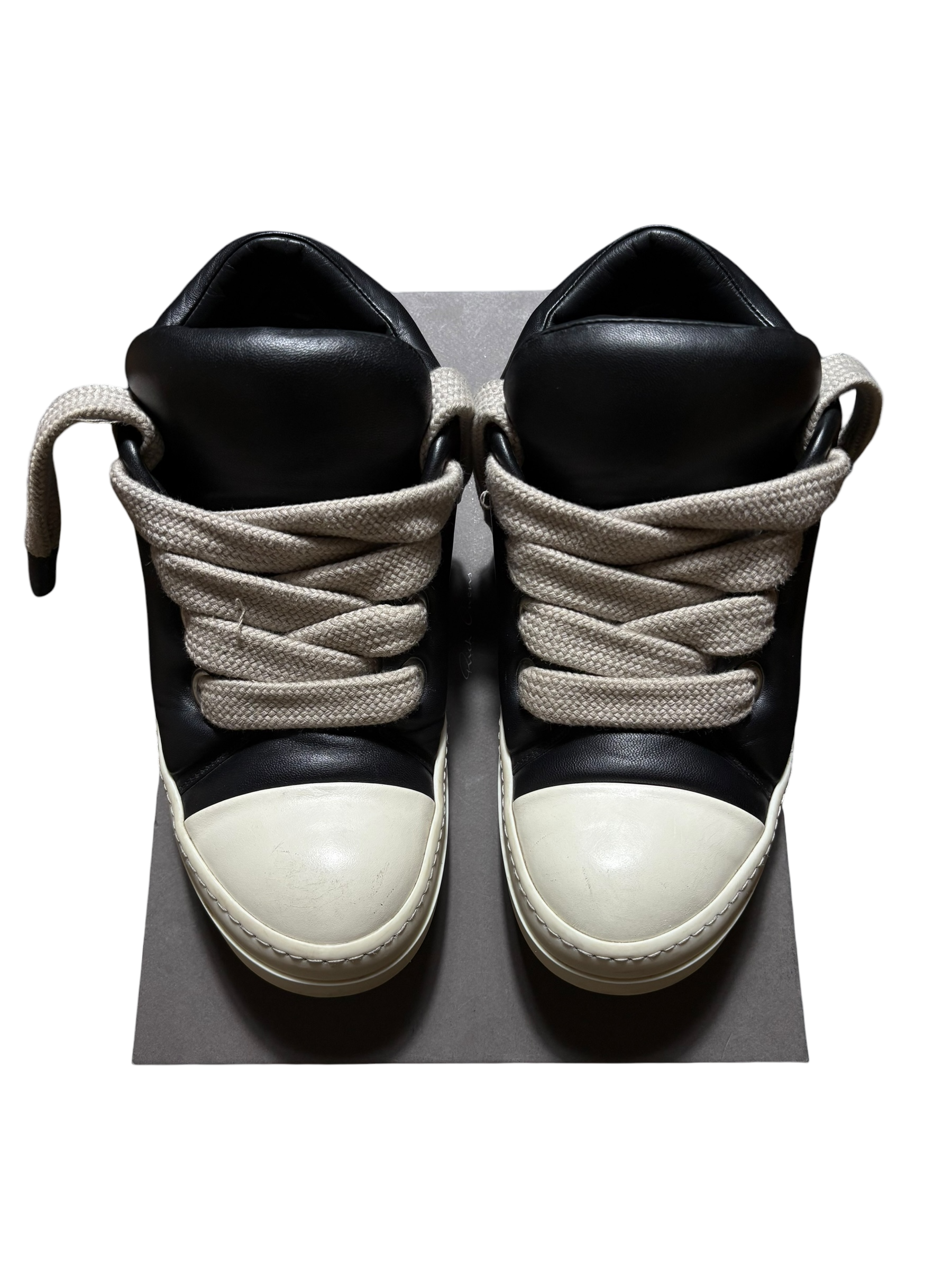 Rick Owens Jumbo Lace Padded Low Sneakers